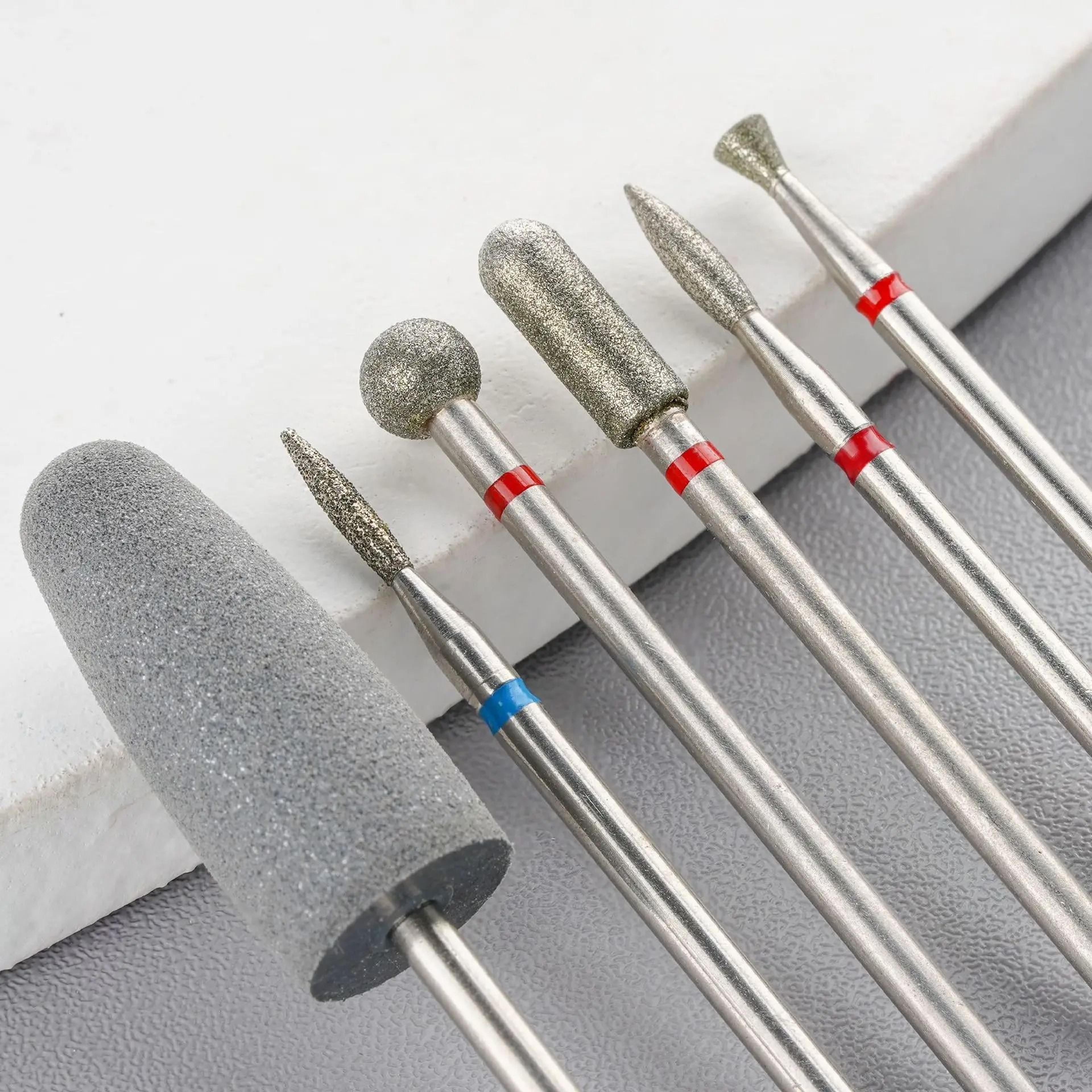 6Piece Diamond Sand Nail Drill Bit Set 3
