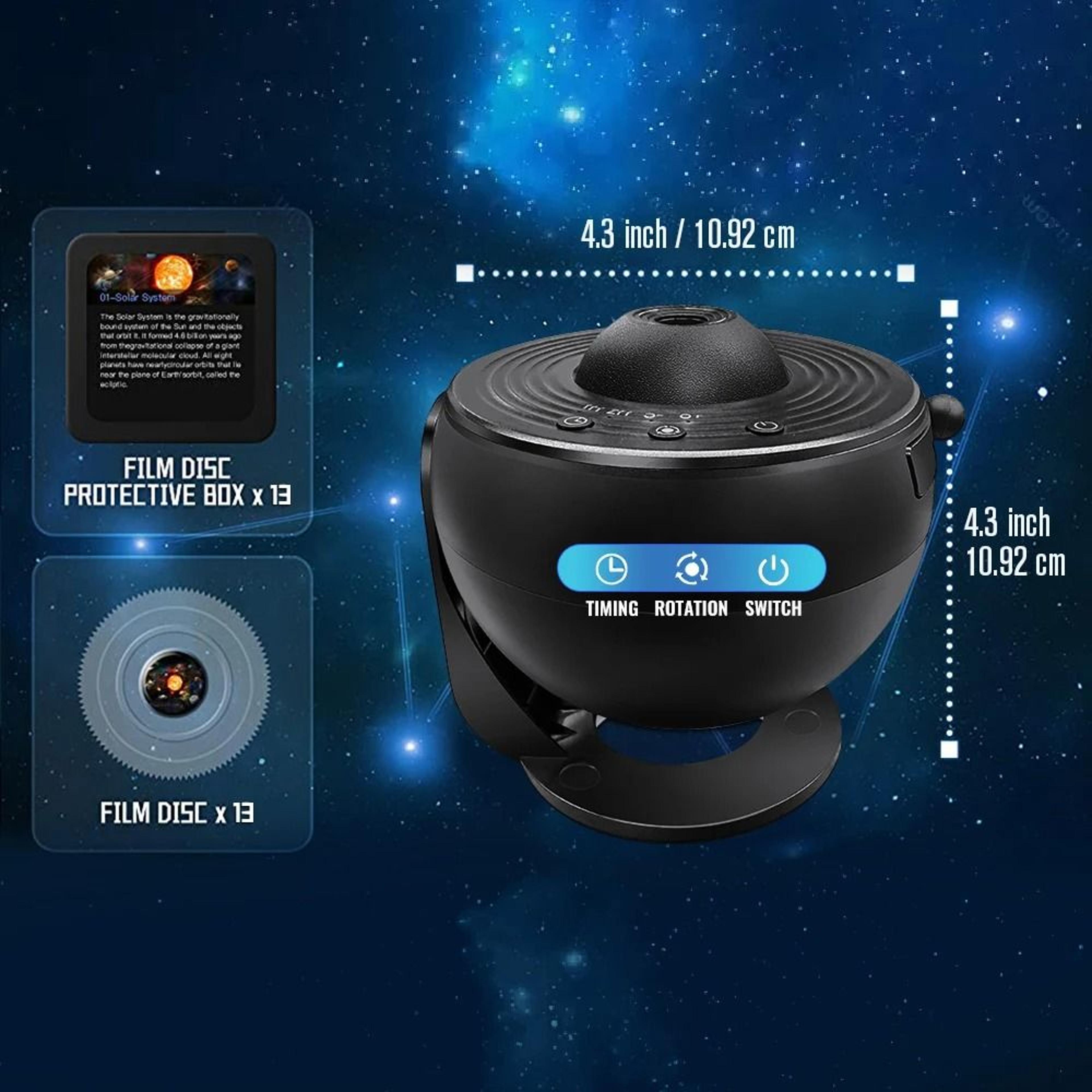 Realistic Planetarium Galaxy Star Projector 6