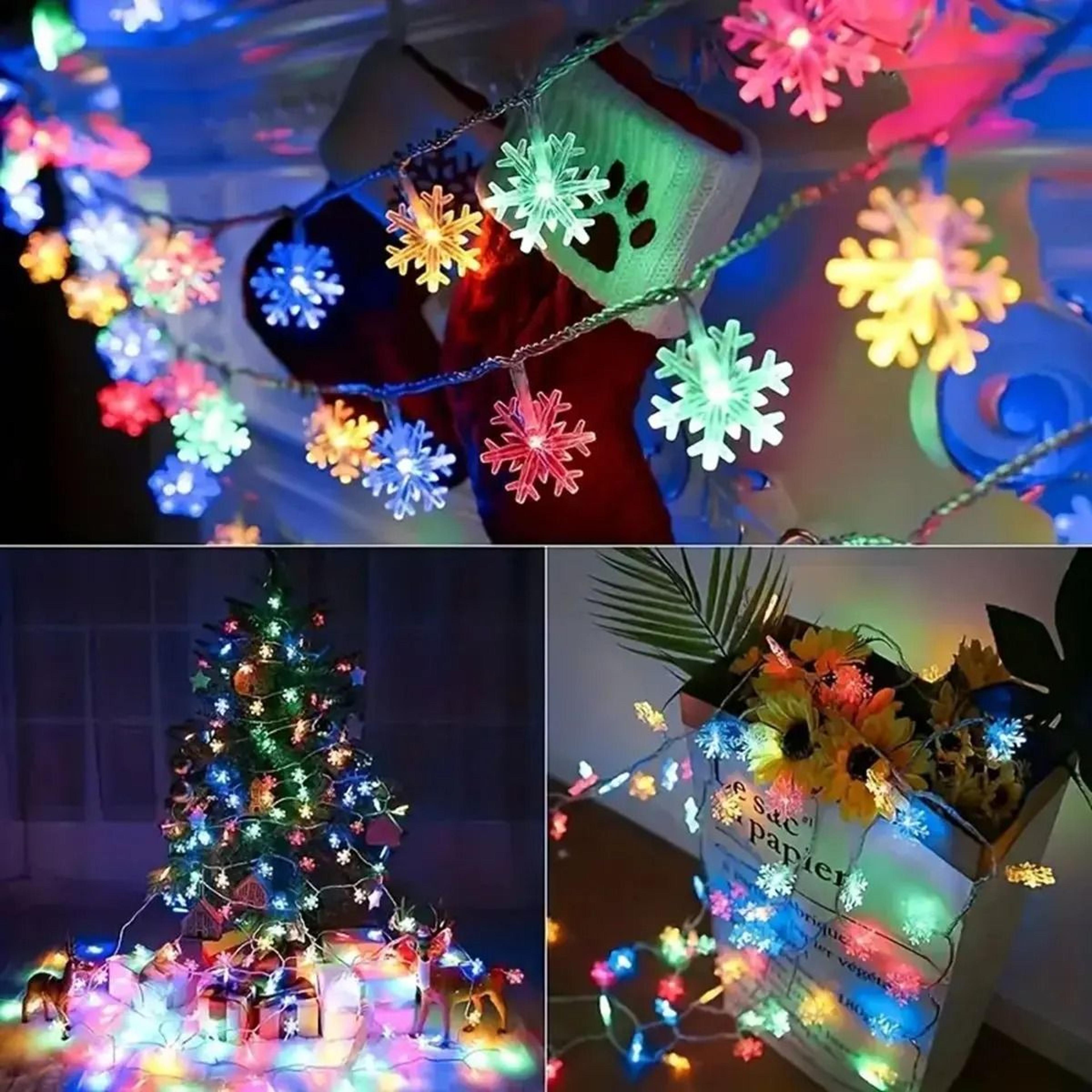 LED Christmas Snowflake String Light 5