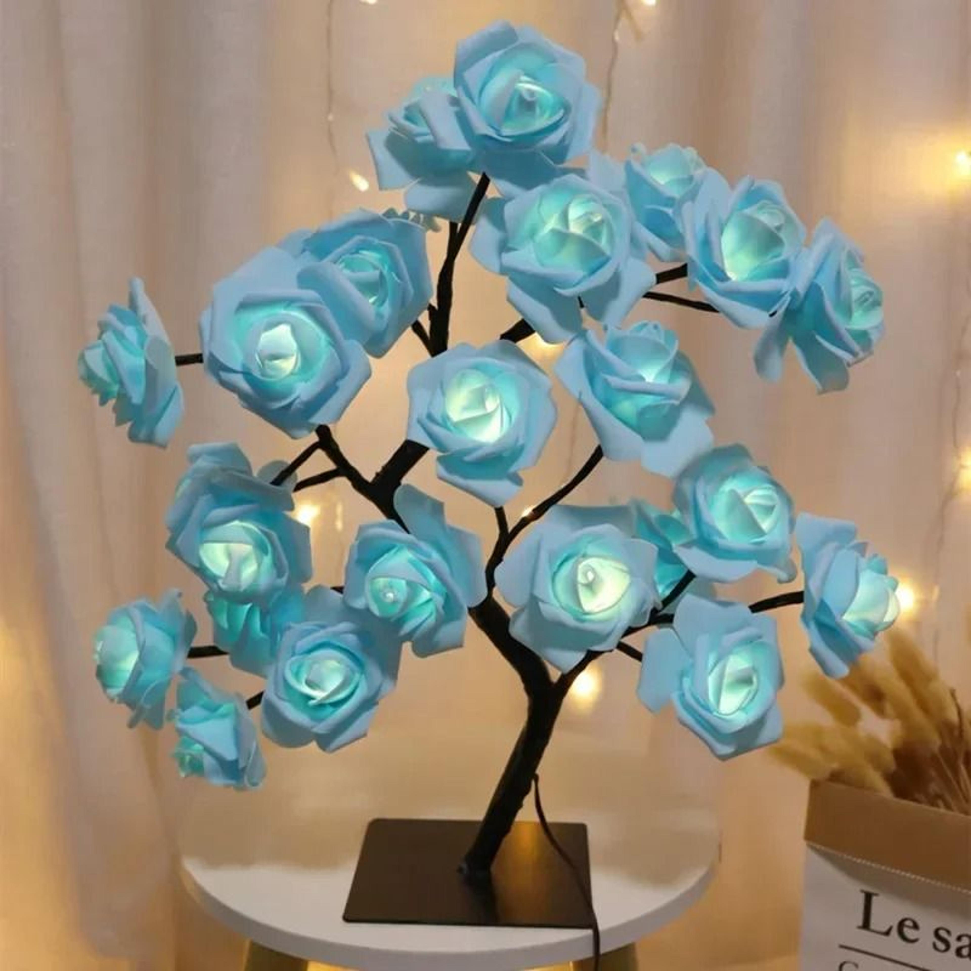 Rose Flower Tree LED Table Lamp 0