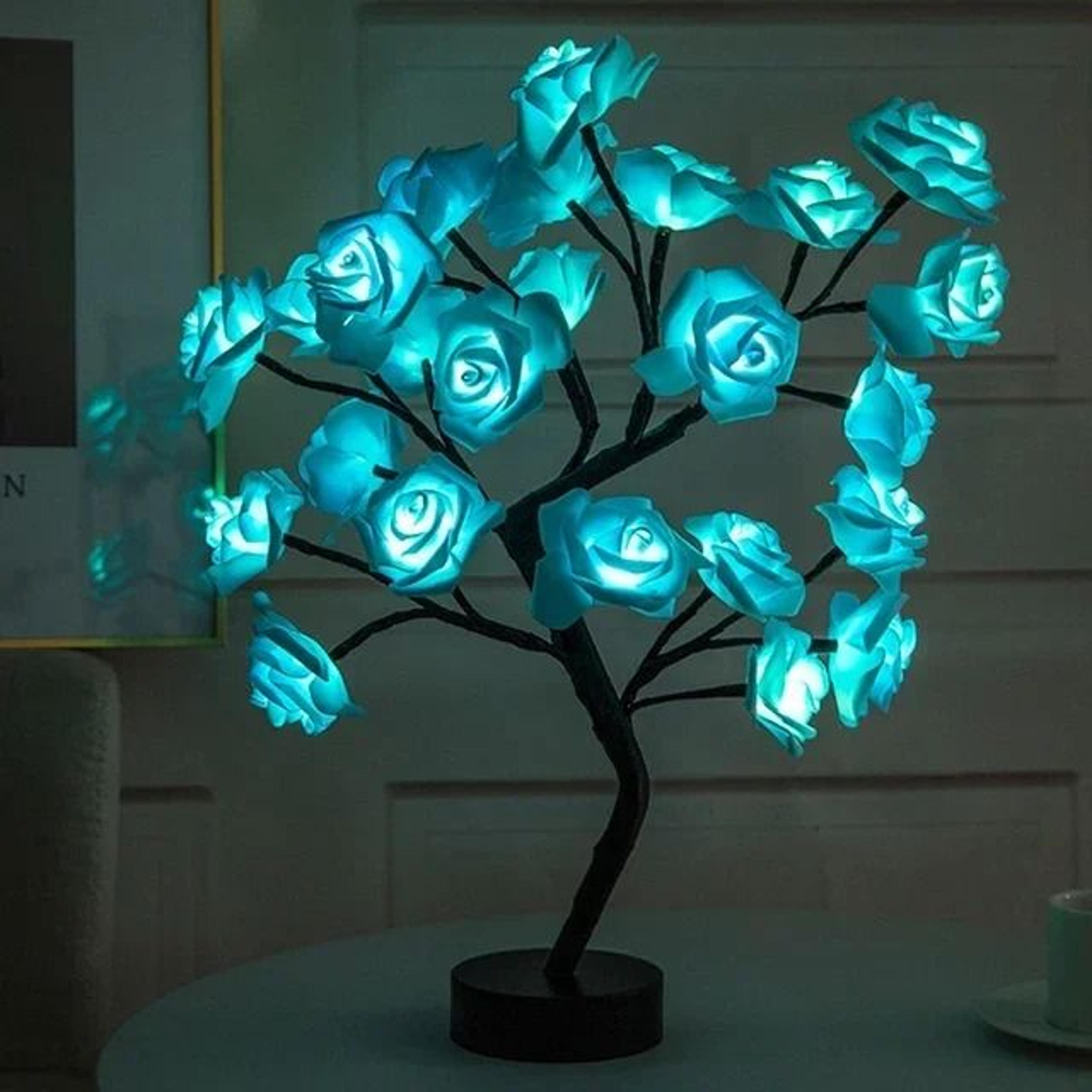 Rose Flower Tree LED Table Lamp 2