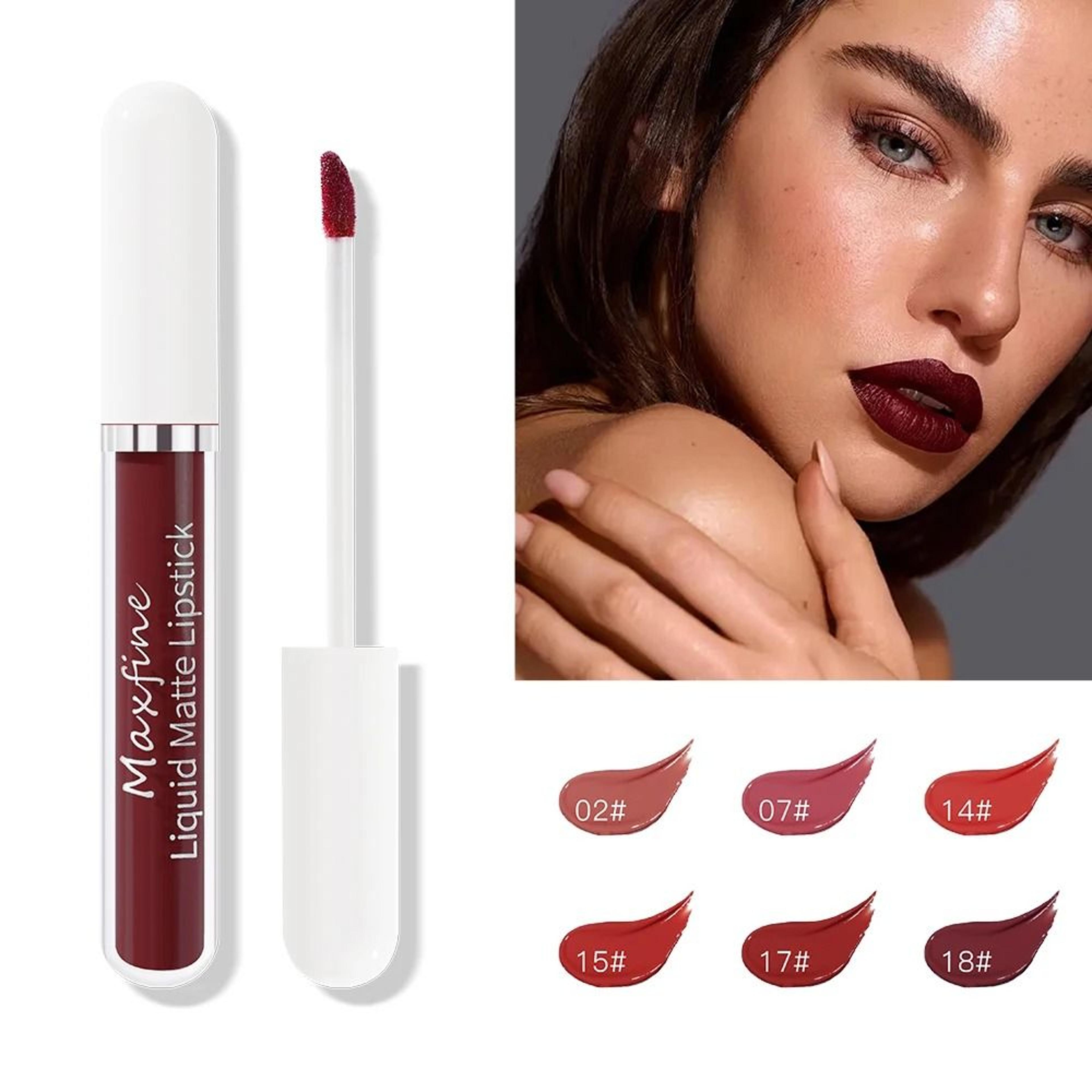 Matte Velvet Waterproof Lip Glaze 3
