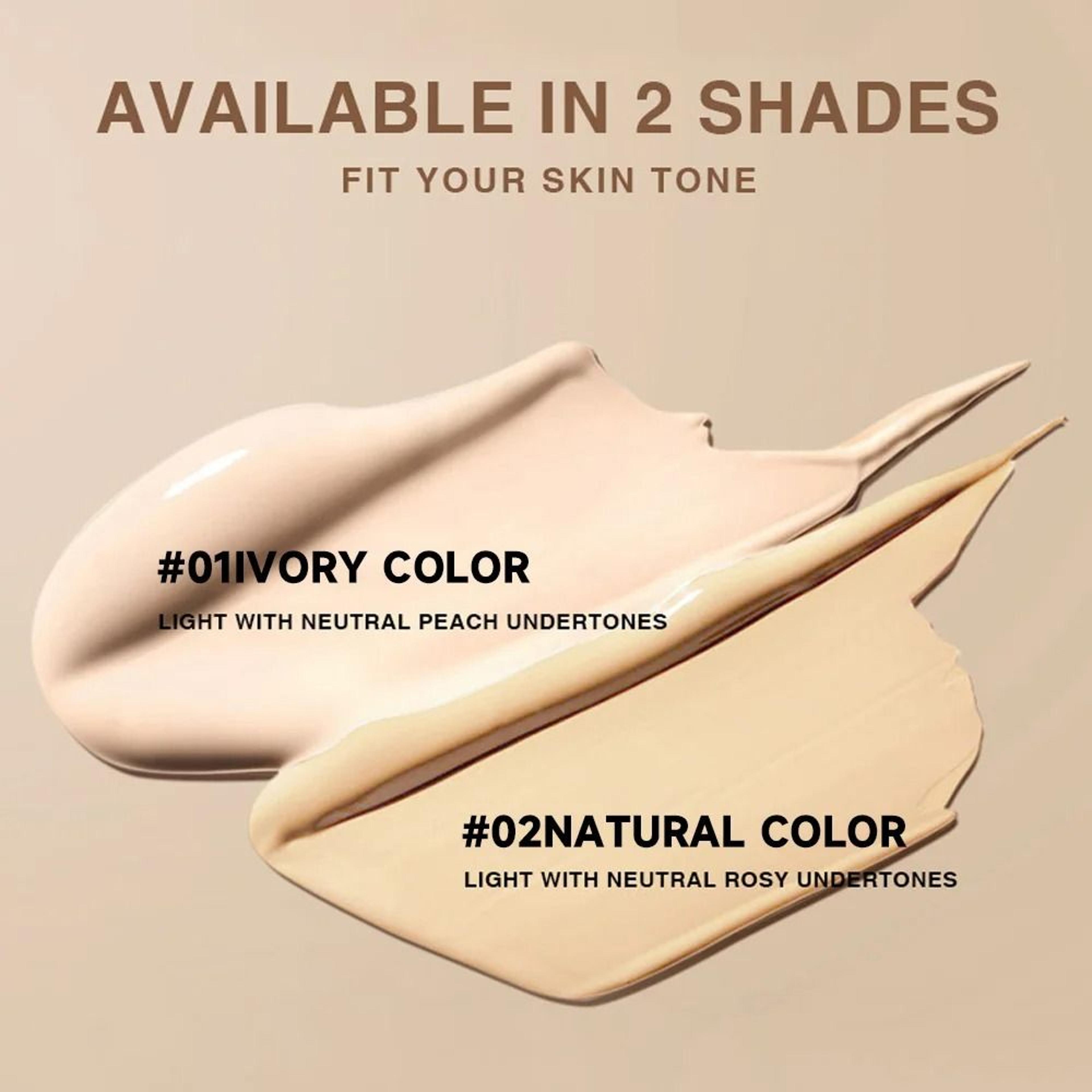 Watery DoubleHeaded Foundation Stick With Brush 2