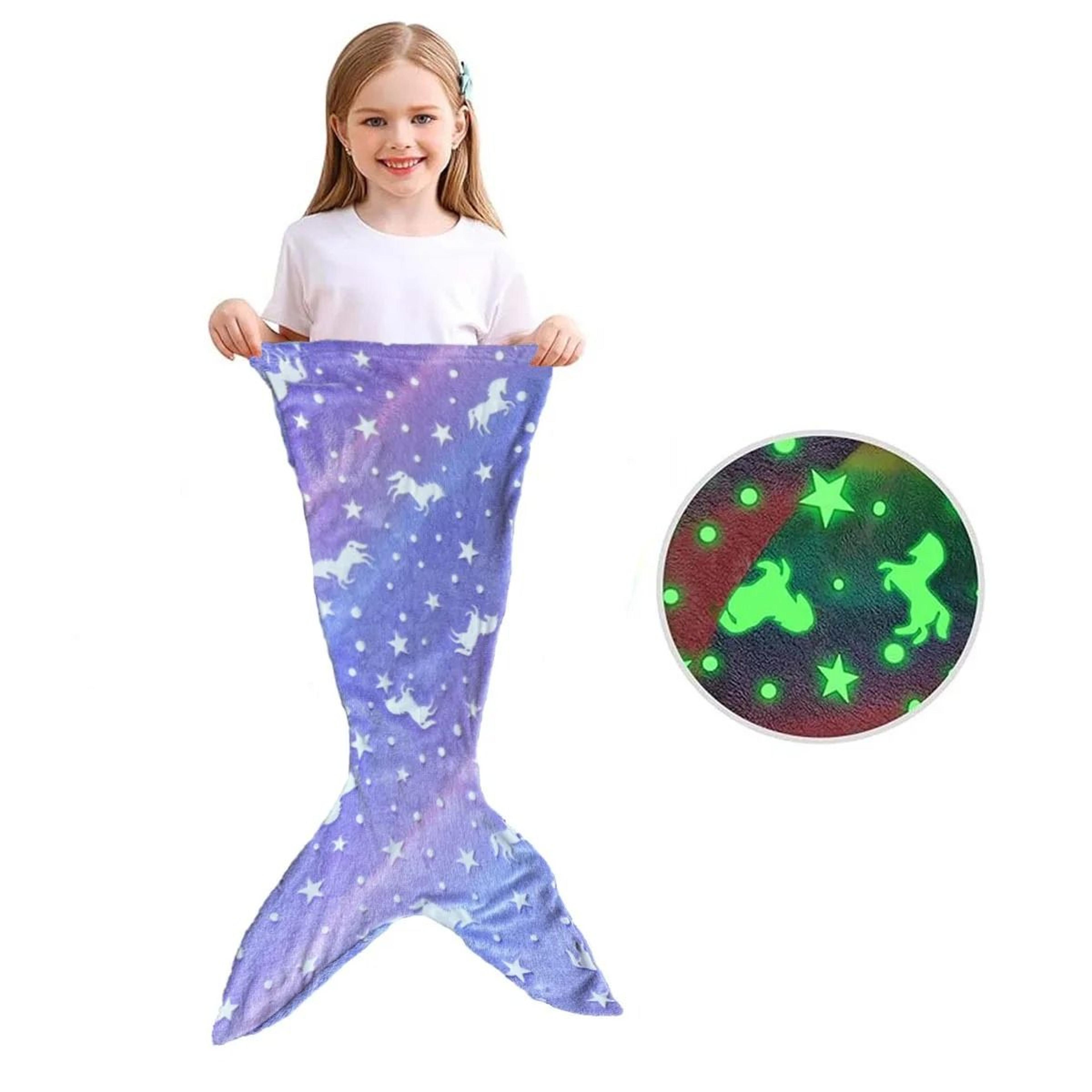 GlowintheDark Mermaid Tail Blanket 7