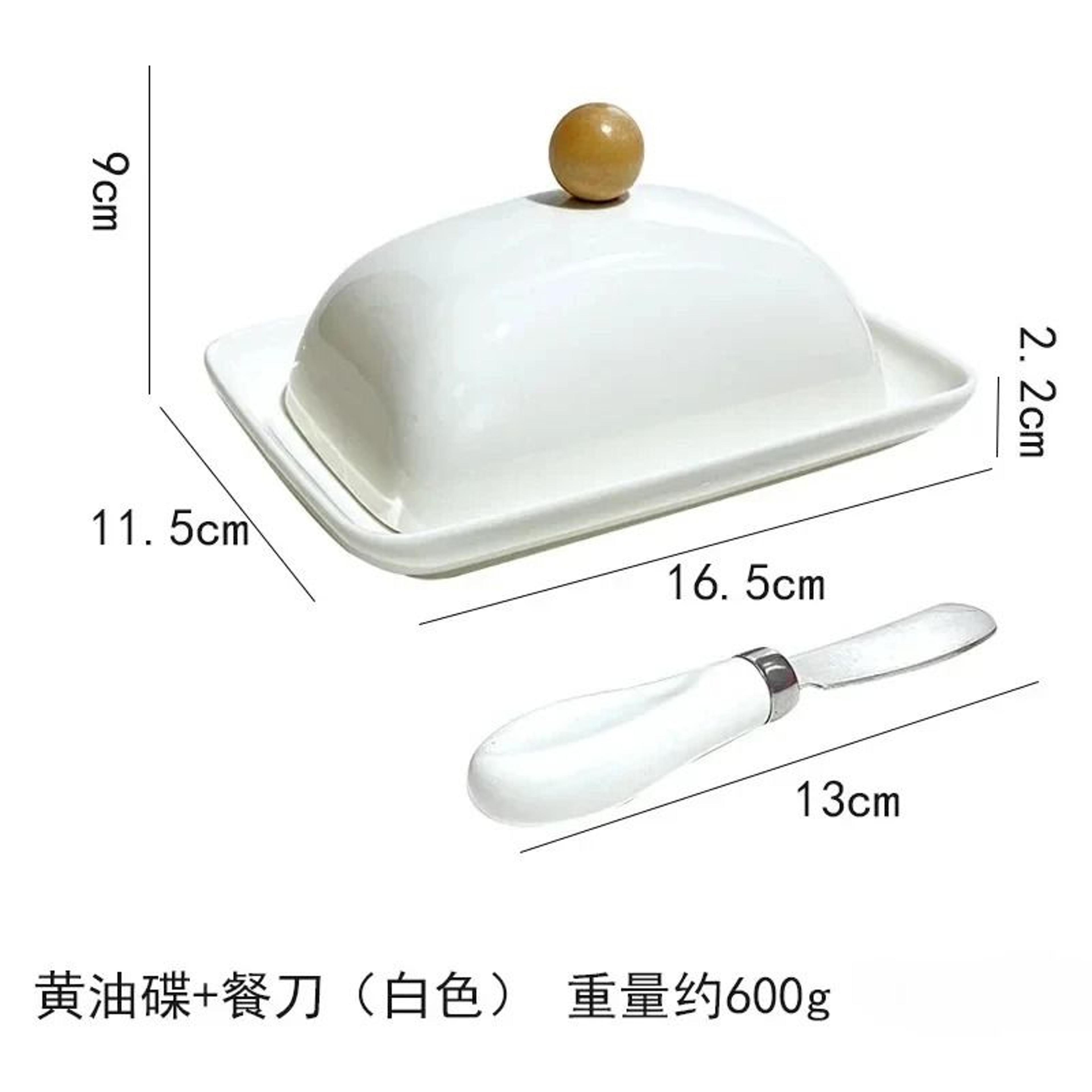 Light Luxury Cheese Storage Case With Premium Butter Keep Fresh Lid 8