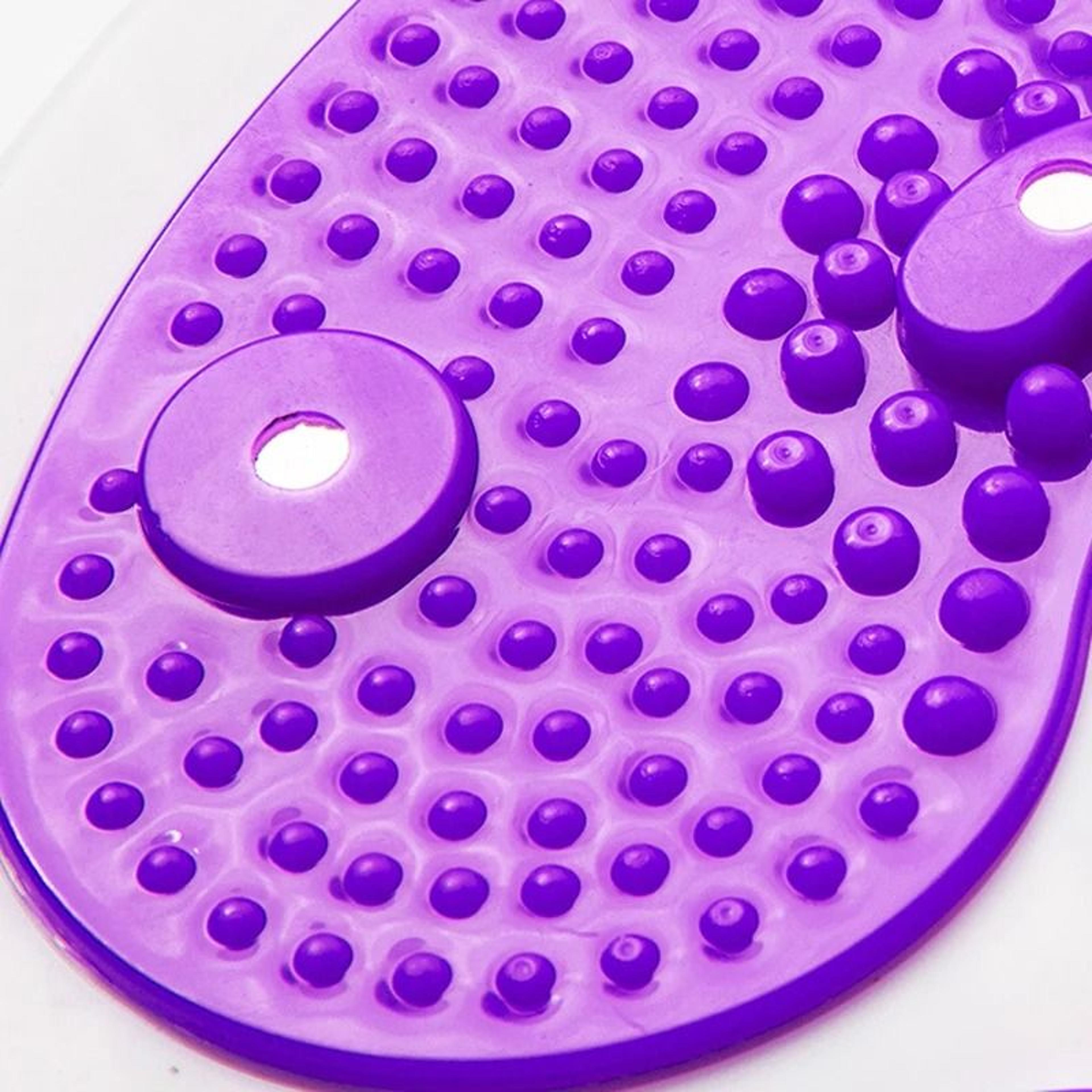 Waist Twist Disc With Foot Sole Massager And Integrated Resistance Bands 5