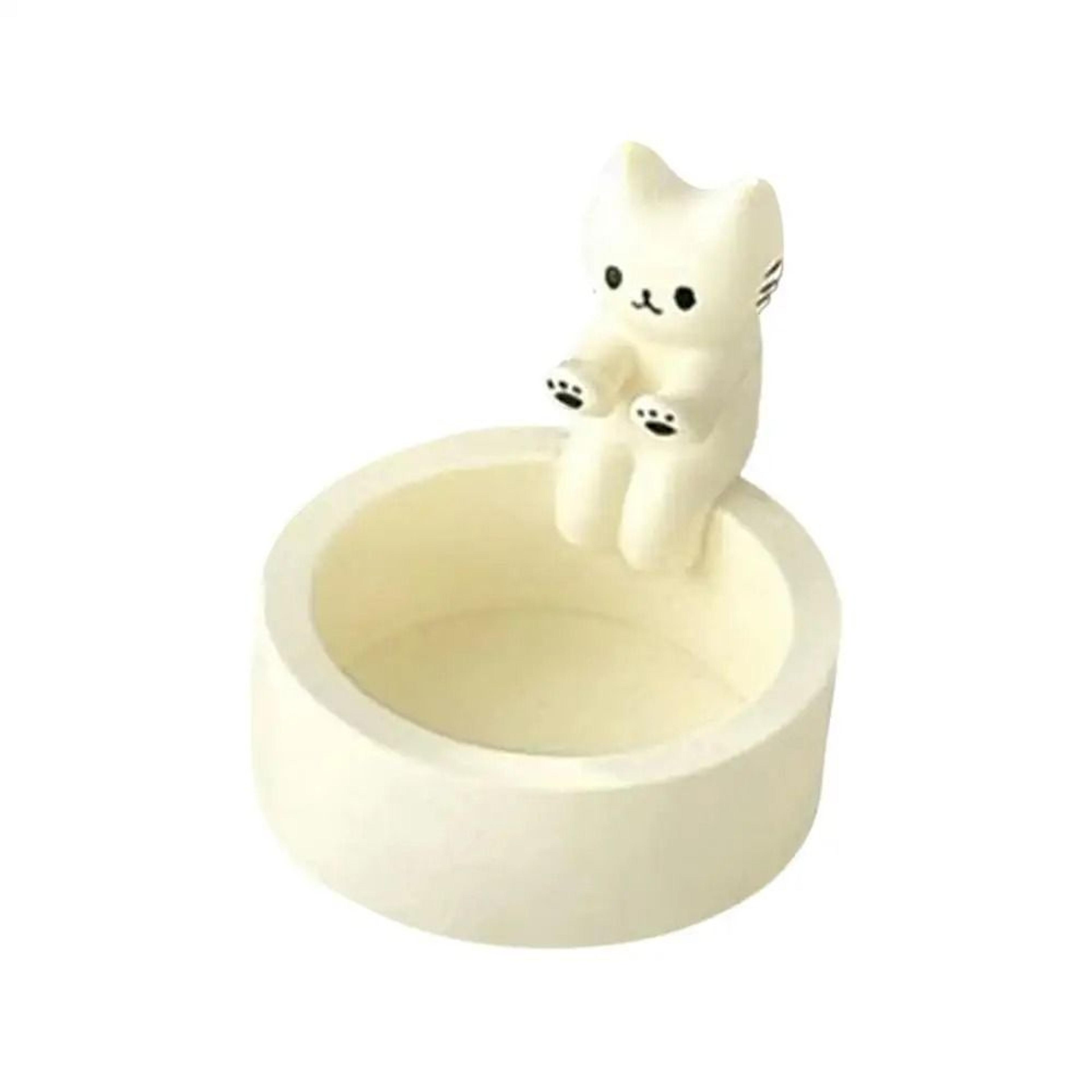 Cute Kitten Candle Holder With HandWarming Paws Design 6