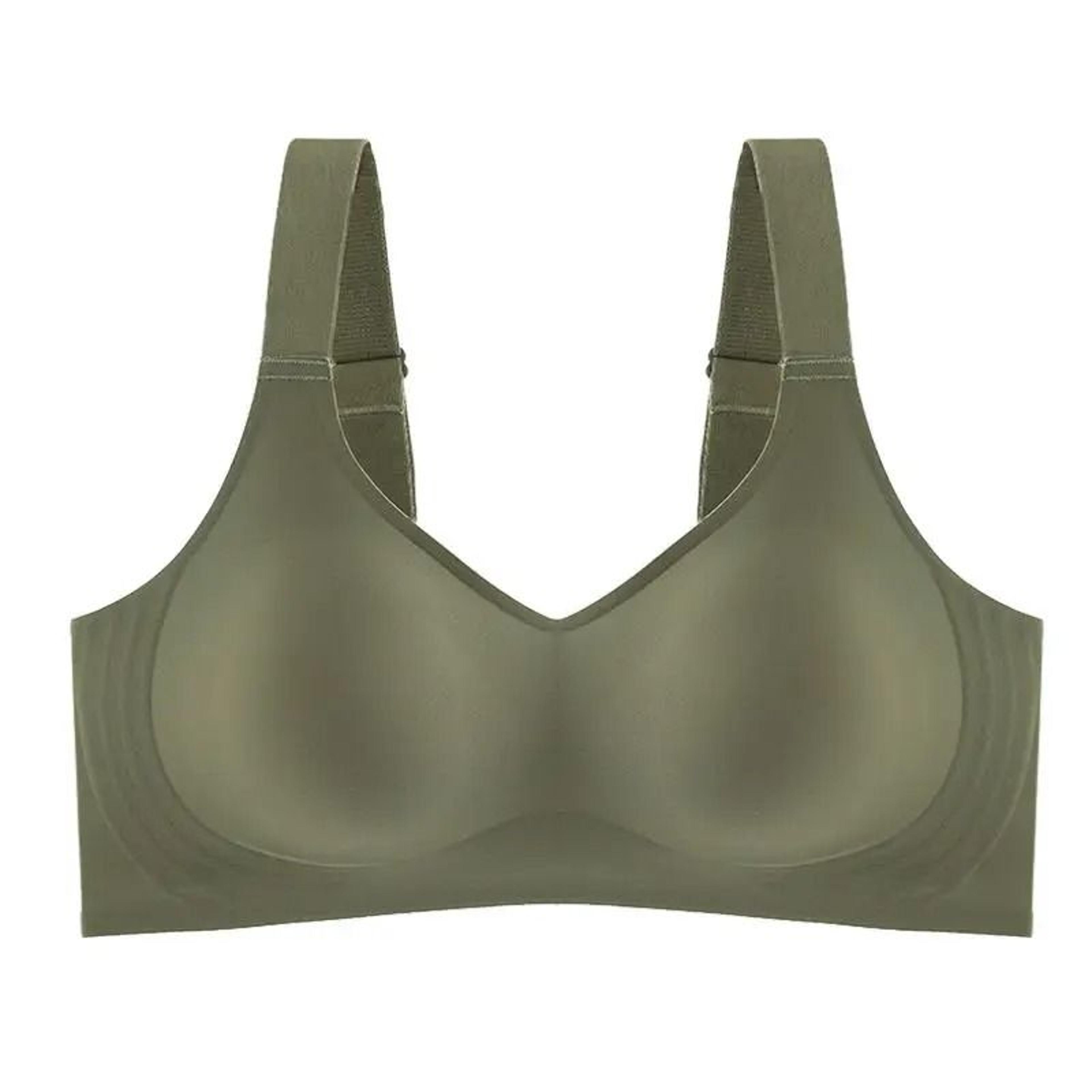 Beautiful Back Large Size Soft Support Pushup Seamless WireFree Sports Bra 6