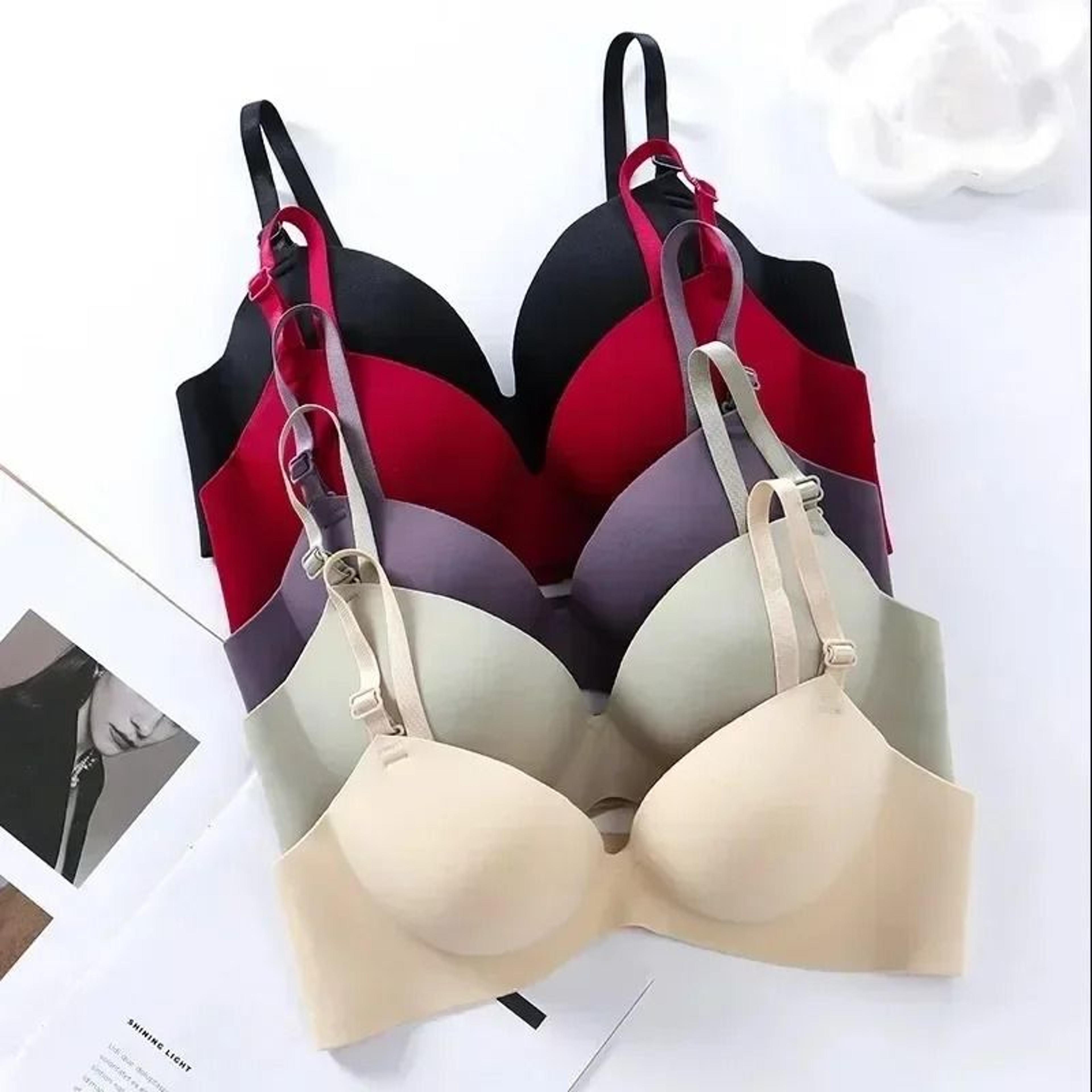 Womens Seamless Sexy PushUp Bralette Wireless Breathable Lingerie 1