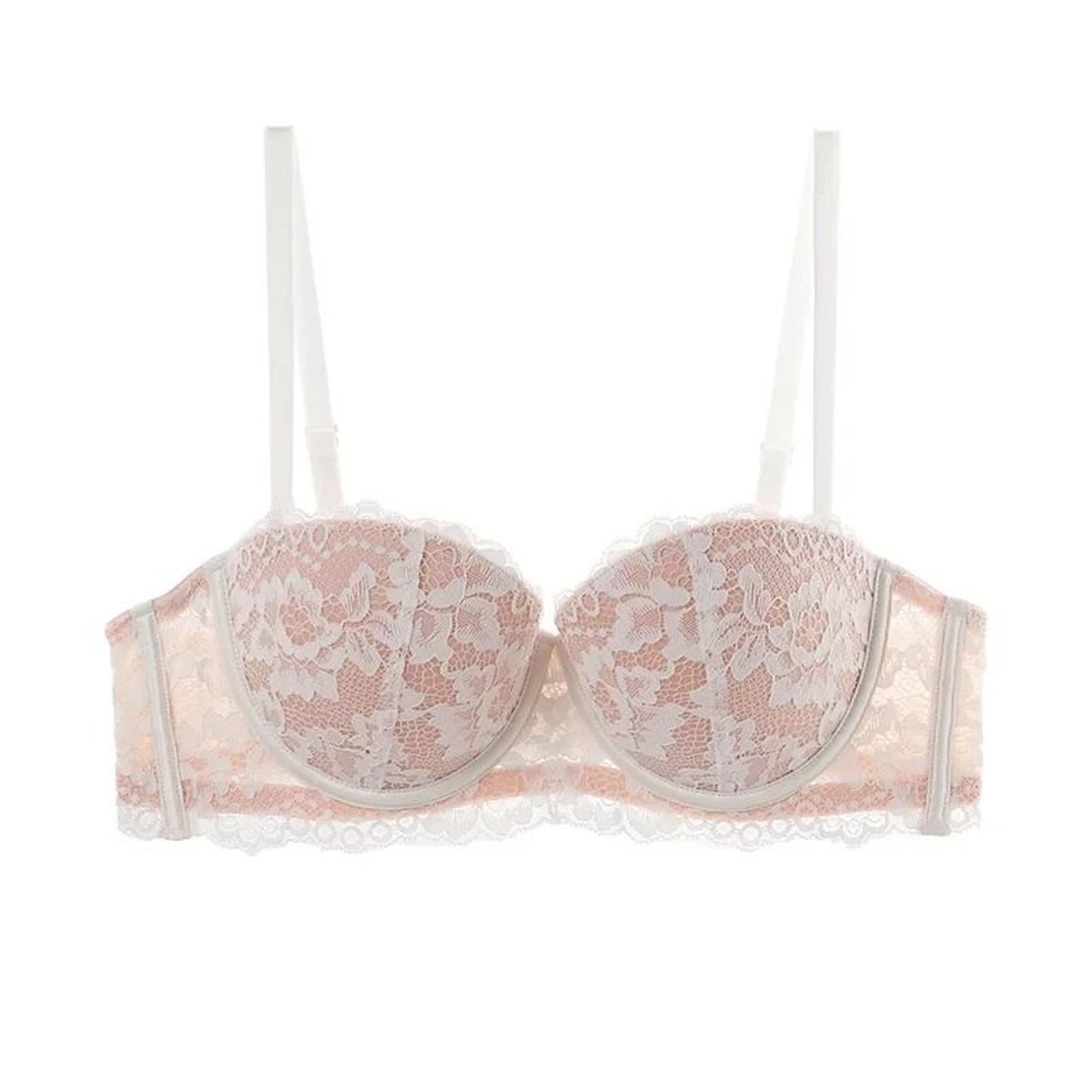 Womens 12 Cup Floral Lace Underwire Sexy HalfCup PushUp Bra 5