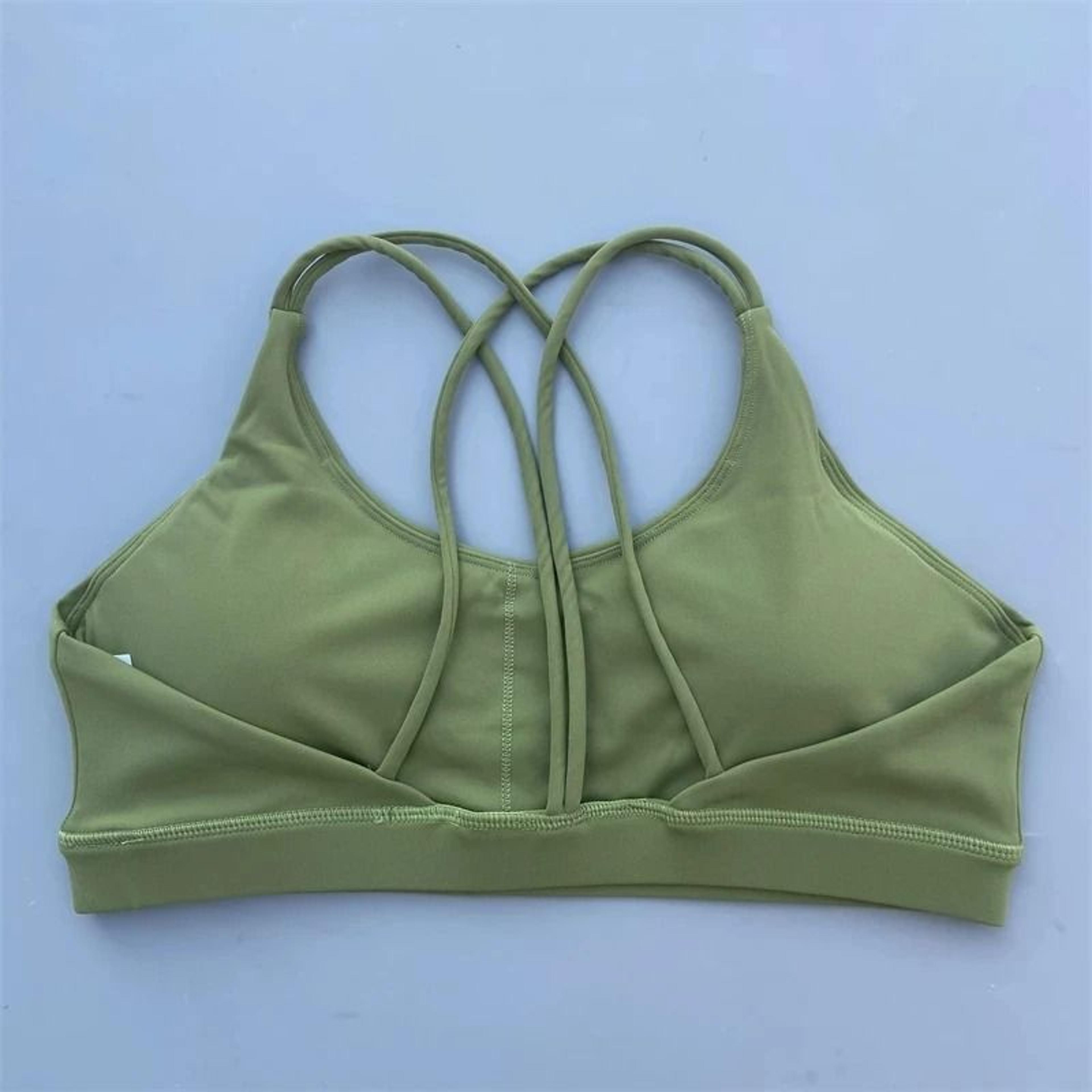 Solid Color Soft High Strength Womens Fitness Bra Tight Sport Top Comprehensive Training Gym Yoga U 5