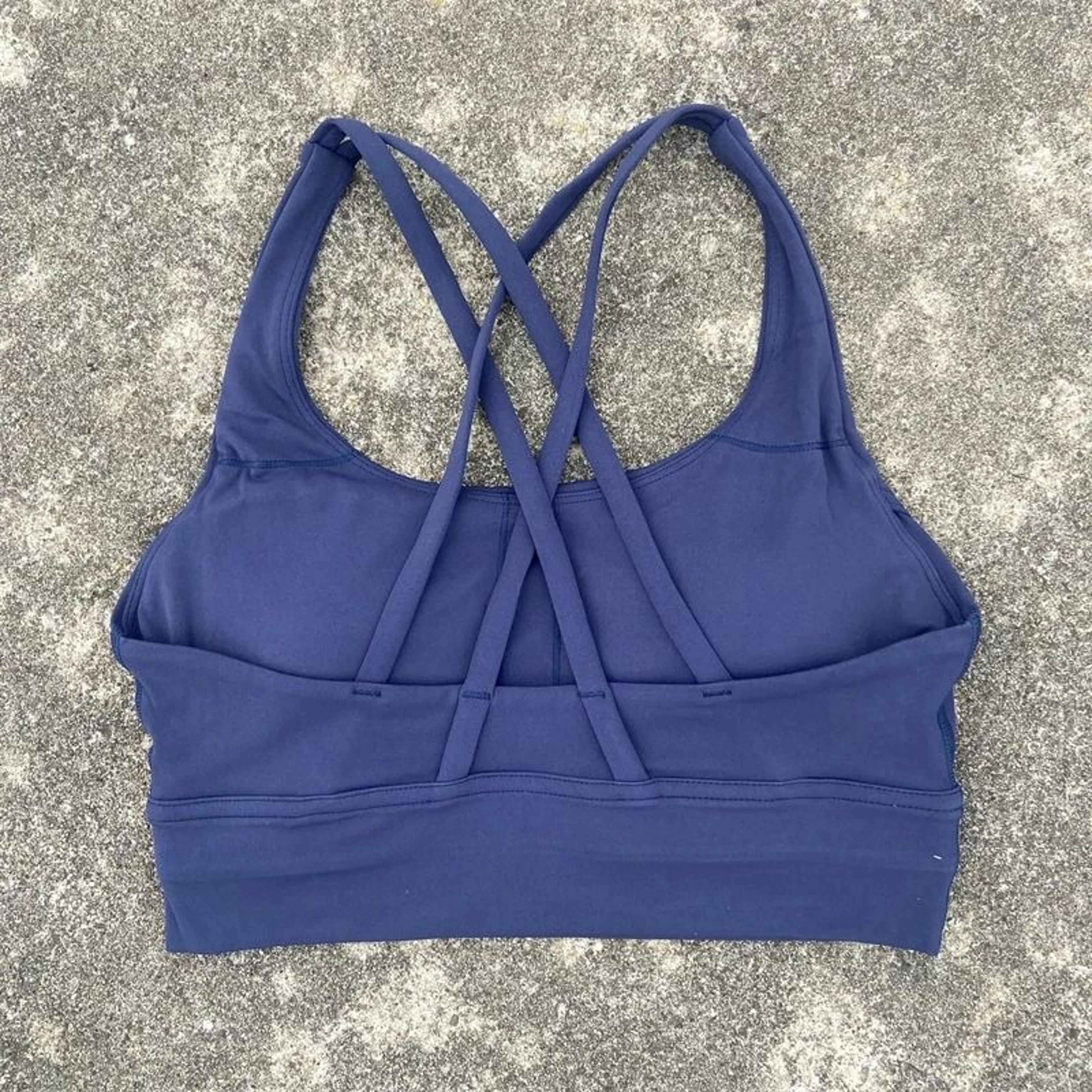 Solid Color Fitness Sport Bra Cross Back High Strength Comprehensive Training Top 9