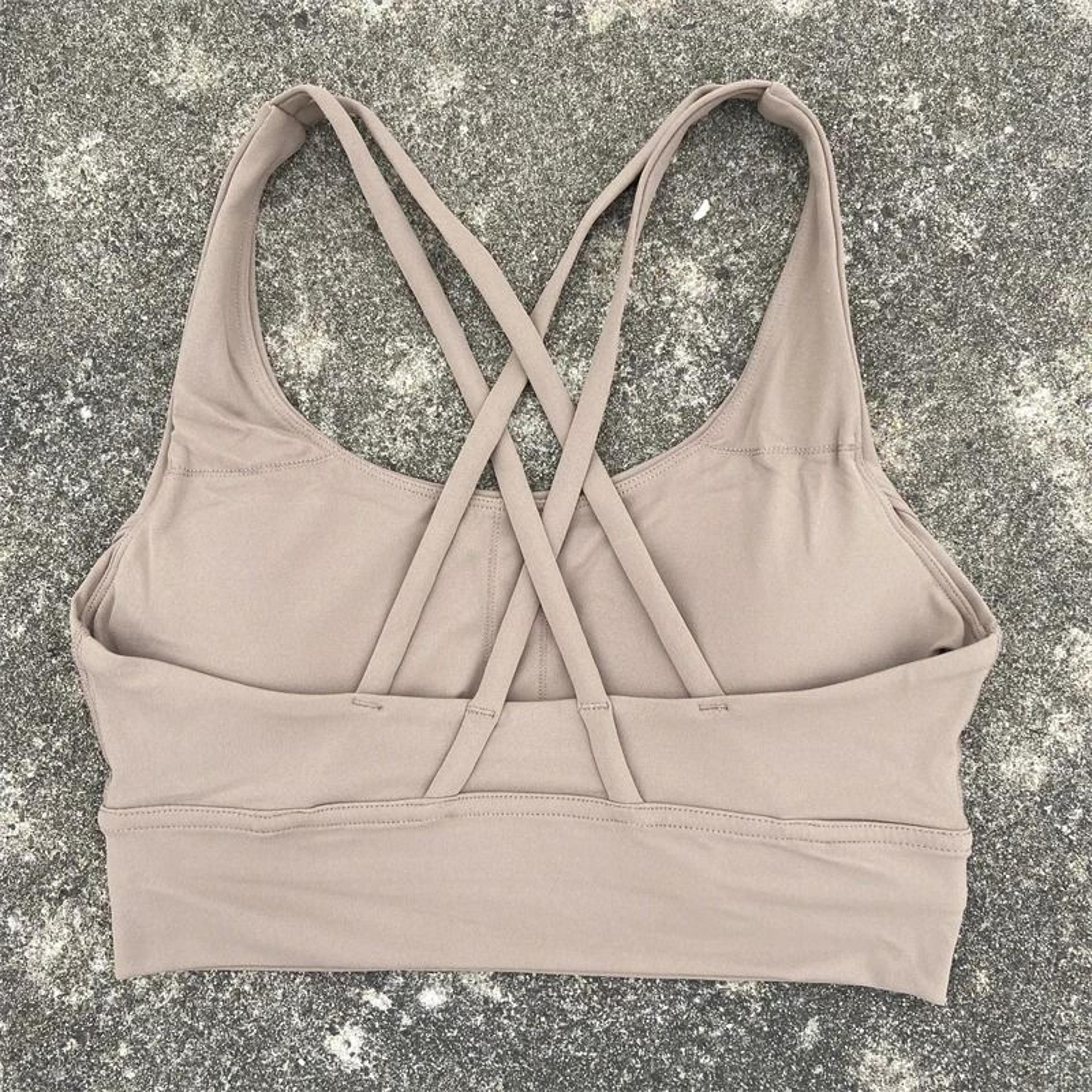 Solid Color Fitness Sport Bra Cross Back High Strength Comprehensive Training Top 12