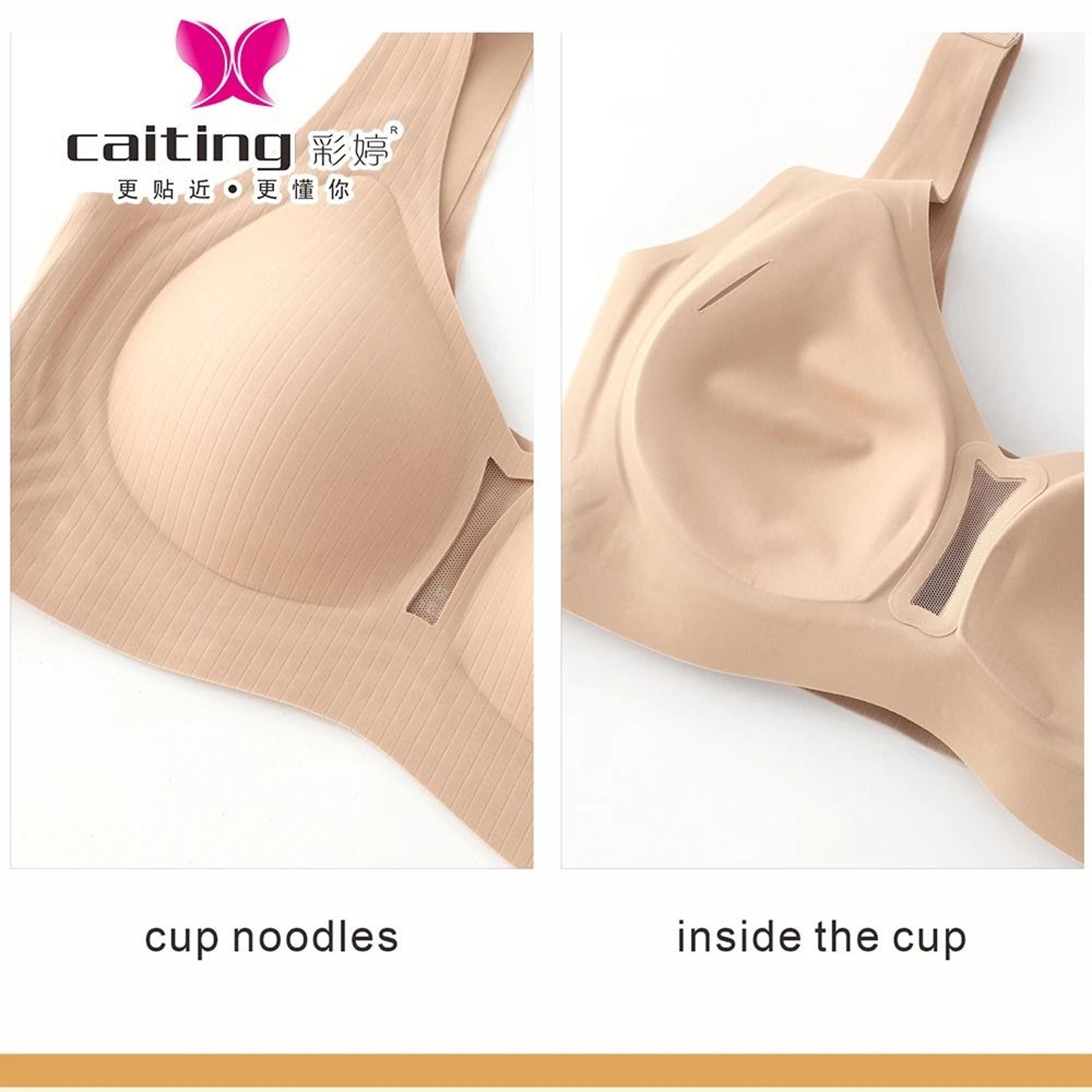 Nude Seamless OnePiece Gathered Bra Victoria Style Secret Wireless Top 1