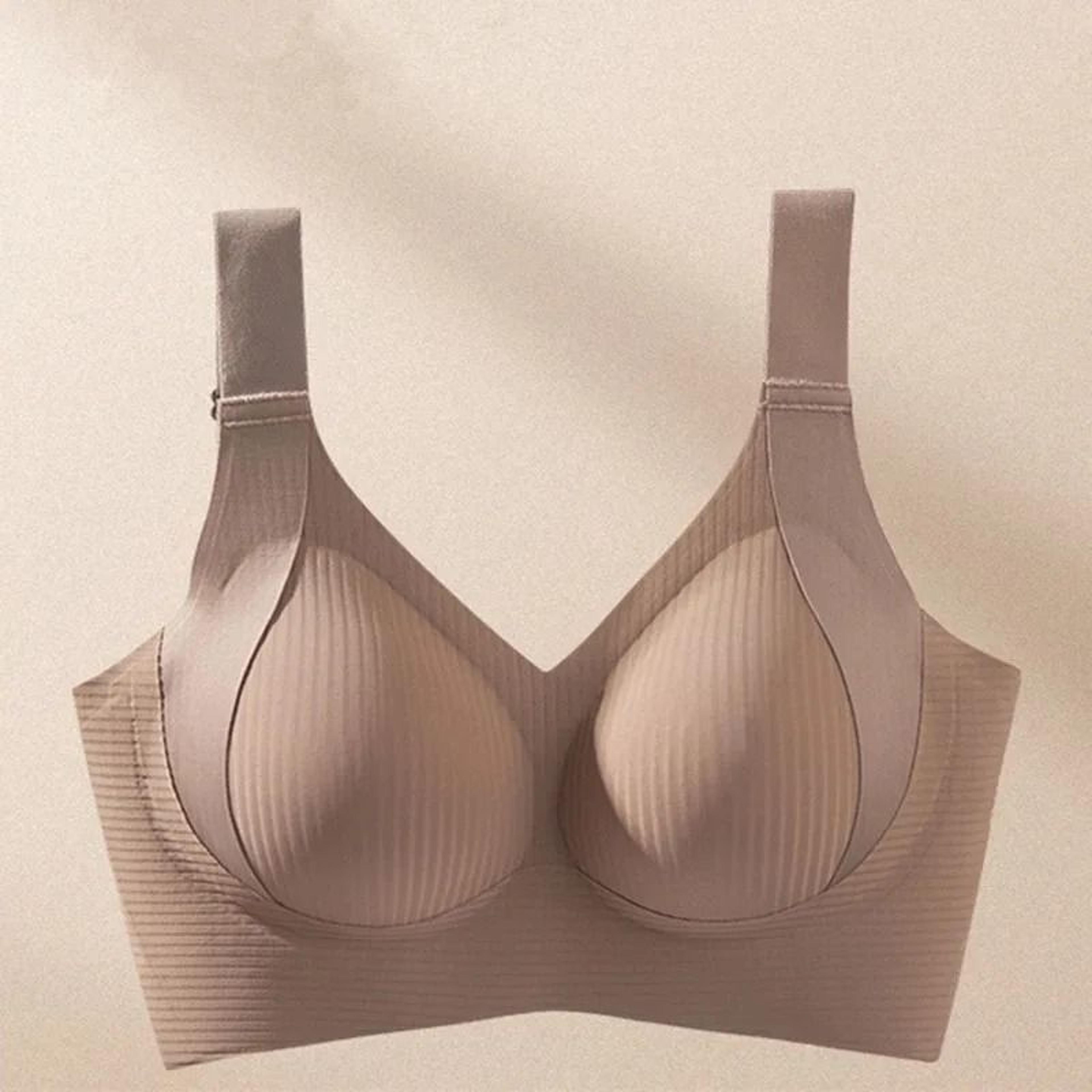 Large Size Traceless Wireless Gathering Breathable Sports Bra 4