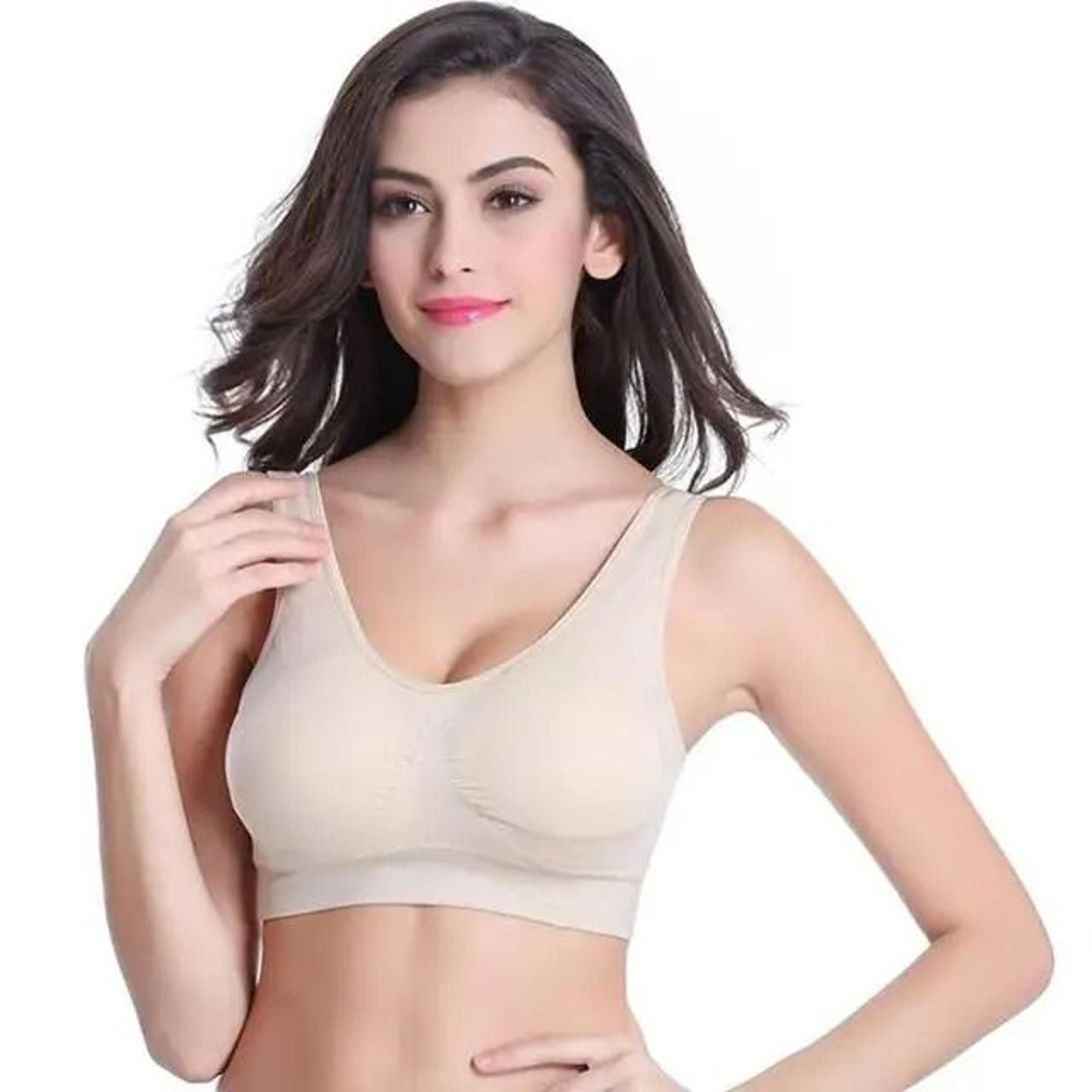 Plus Size Wireless Seamless Sports Yoga Vest Adjustable Brassiere 11