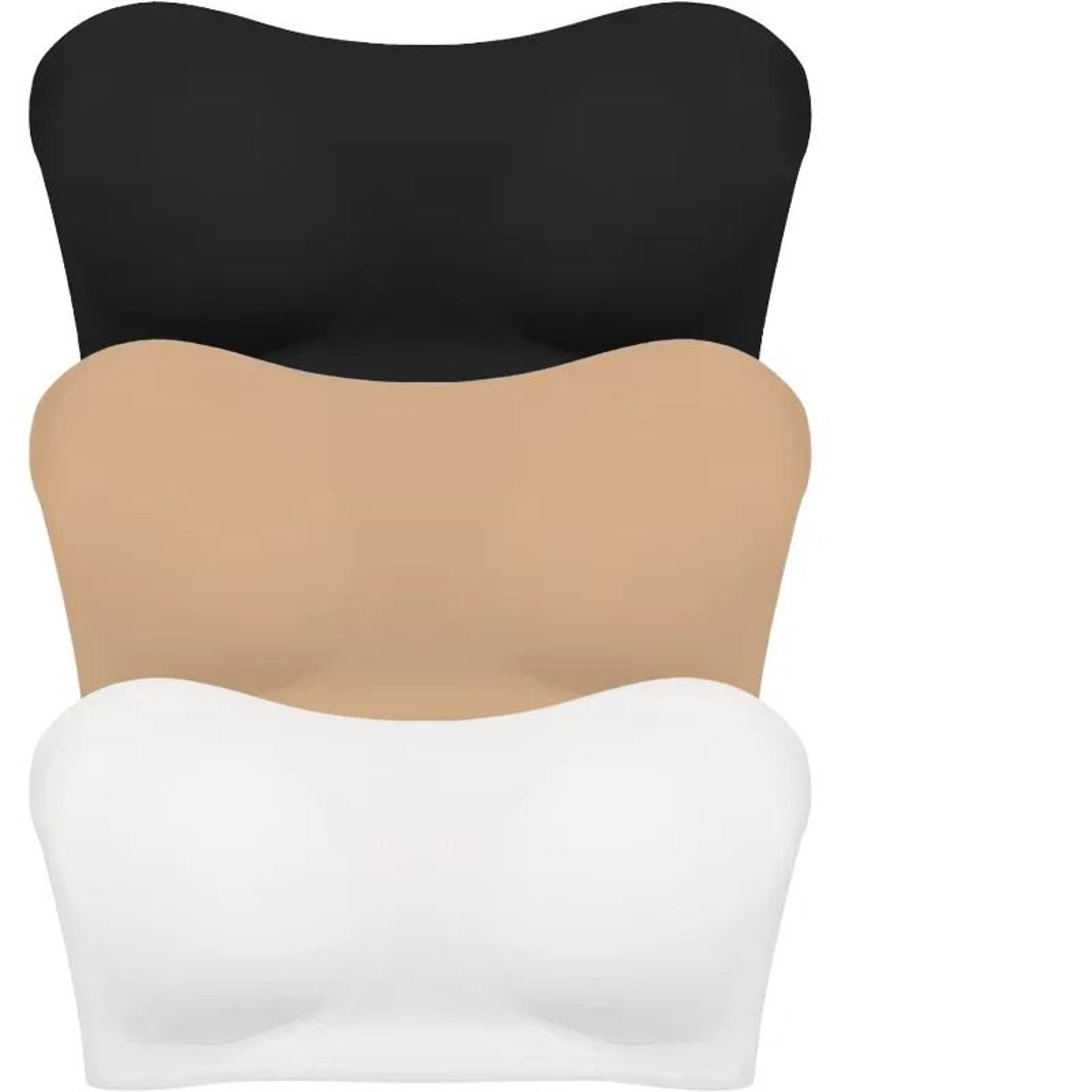 Seamless Ice Silk Strapless Push Up AntiSlip Bra 19