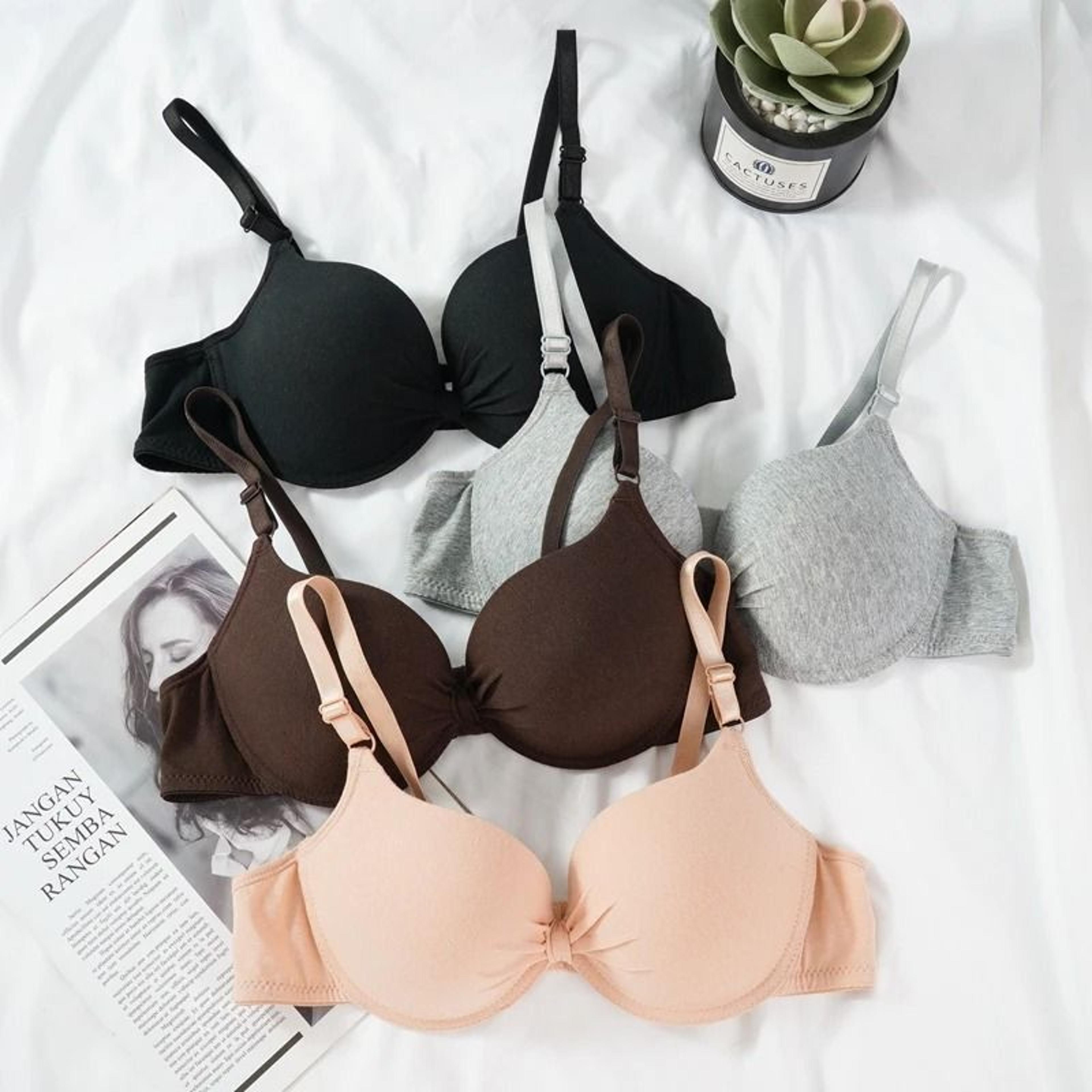 Push Up Deep V Backless Padded Underwire Bra 1
