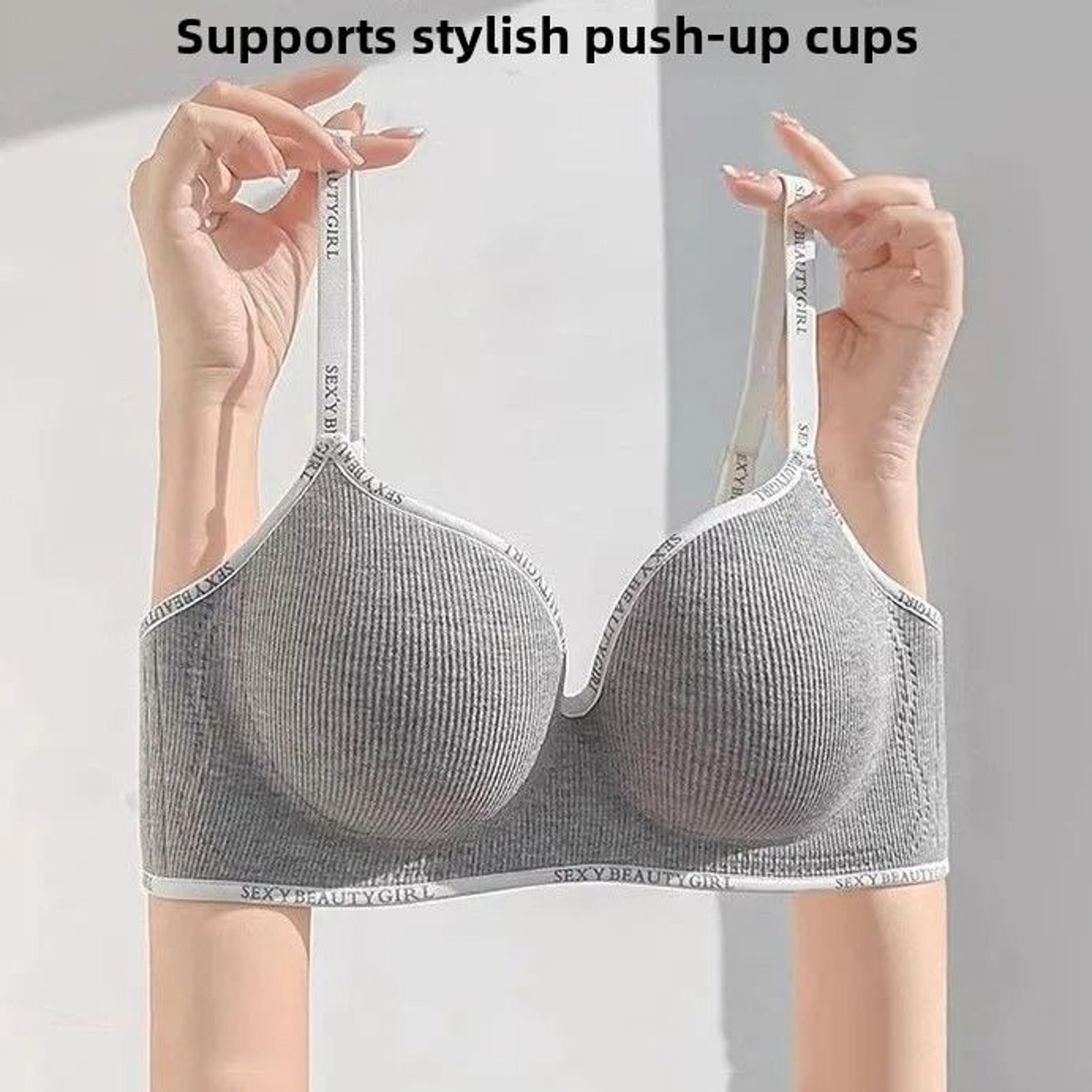 6cm Thickened PushUp Wireless Seamless Bra 4