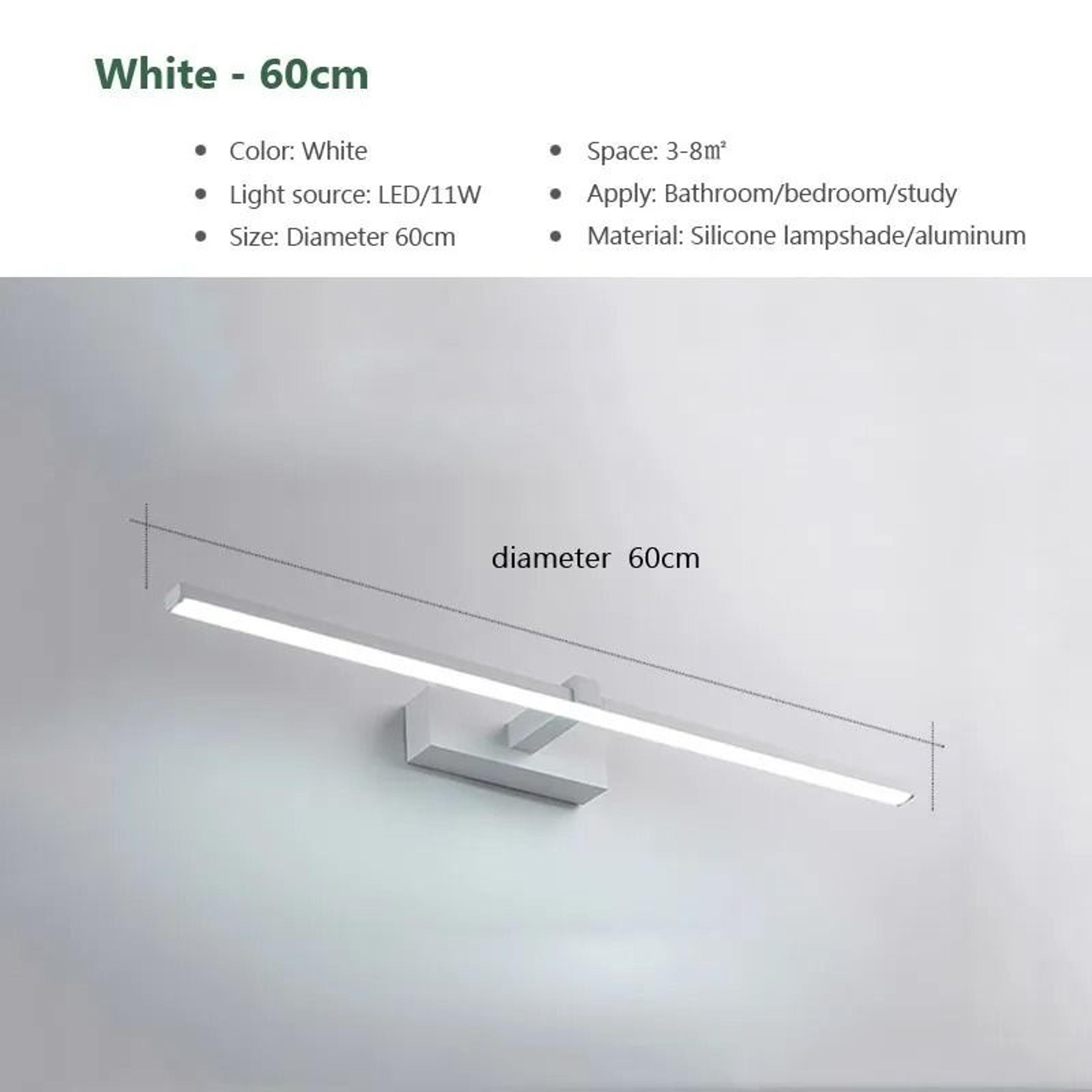 Modern Modern Waterproof LED Bathroom Mirror  Wall Lamp 9