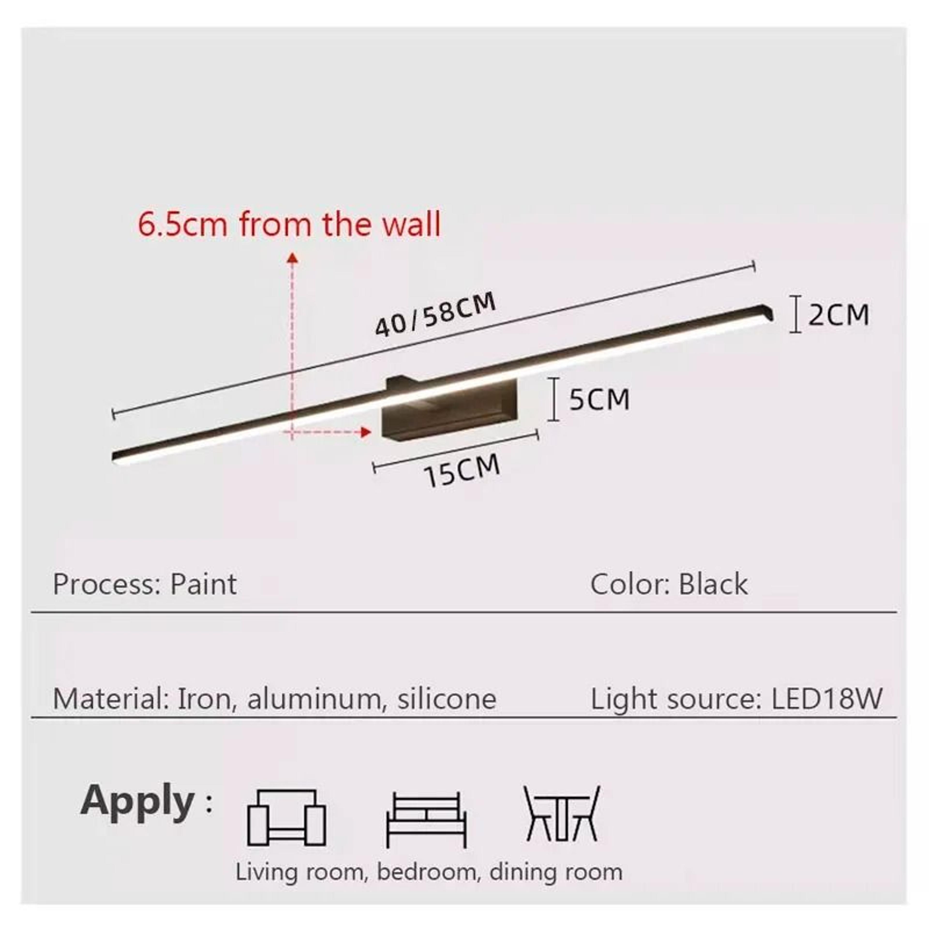 Modern Modern Waterproof LED Bathroom Mirror  Wall Lamp 5