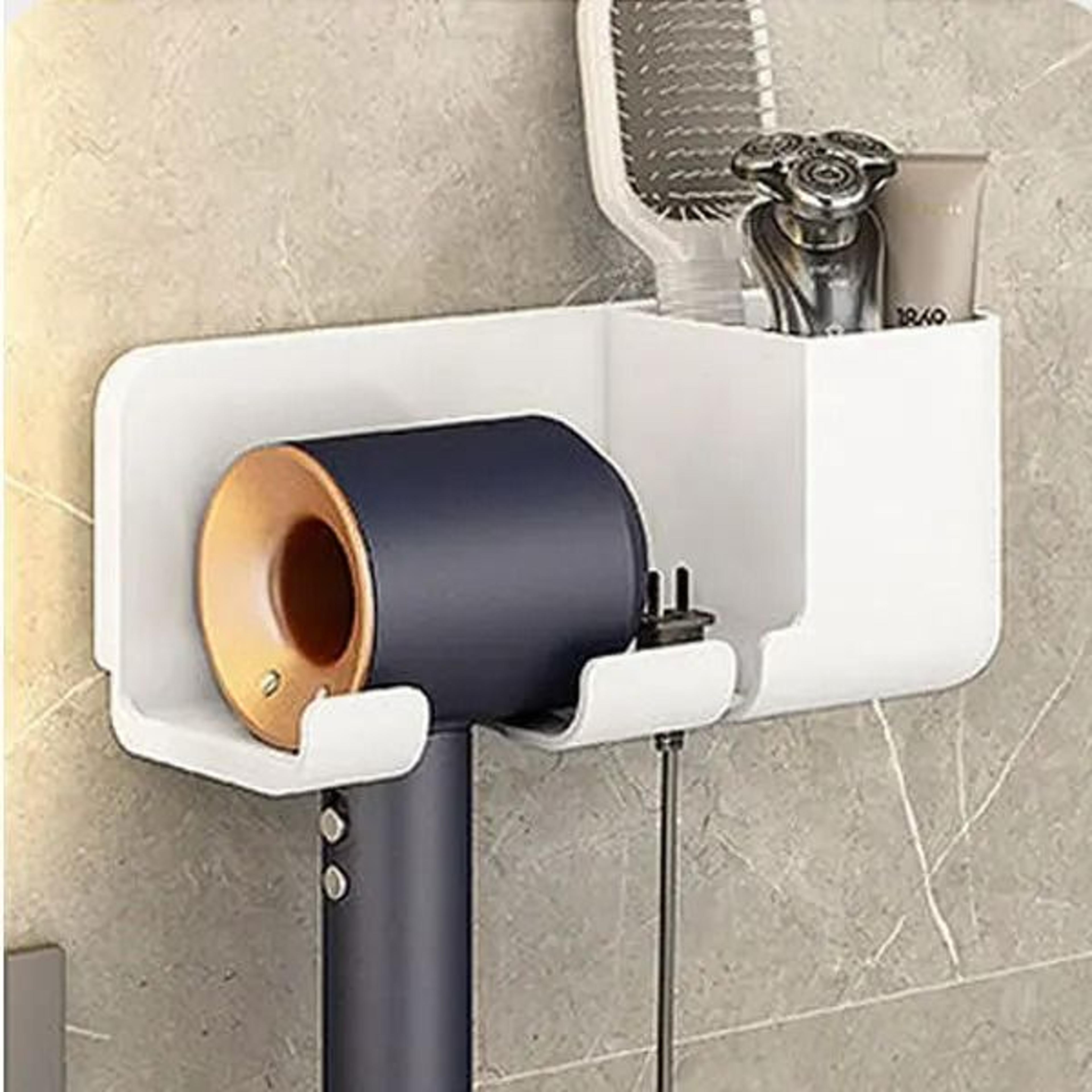 Wall Mounted MultiFunctional Hair Dryer  Tool Organizer 10