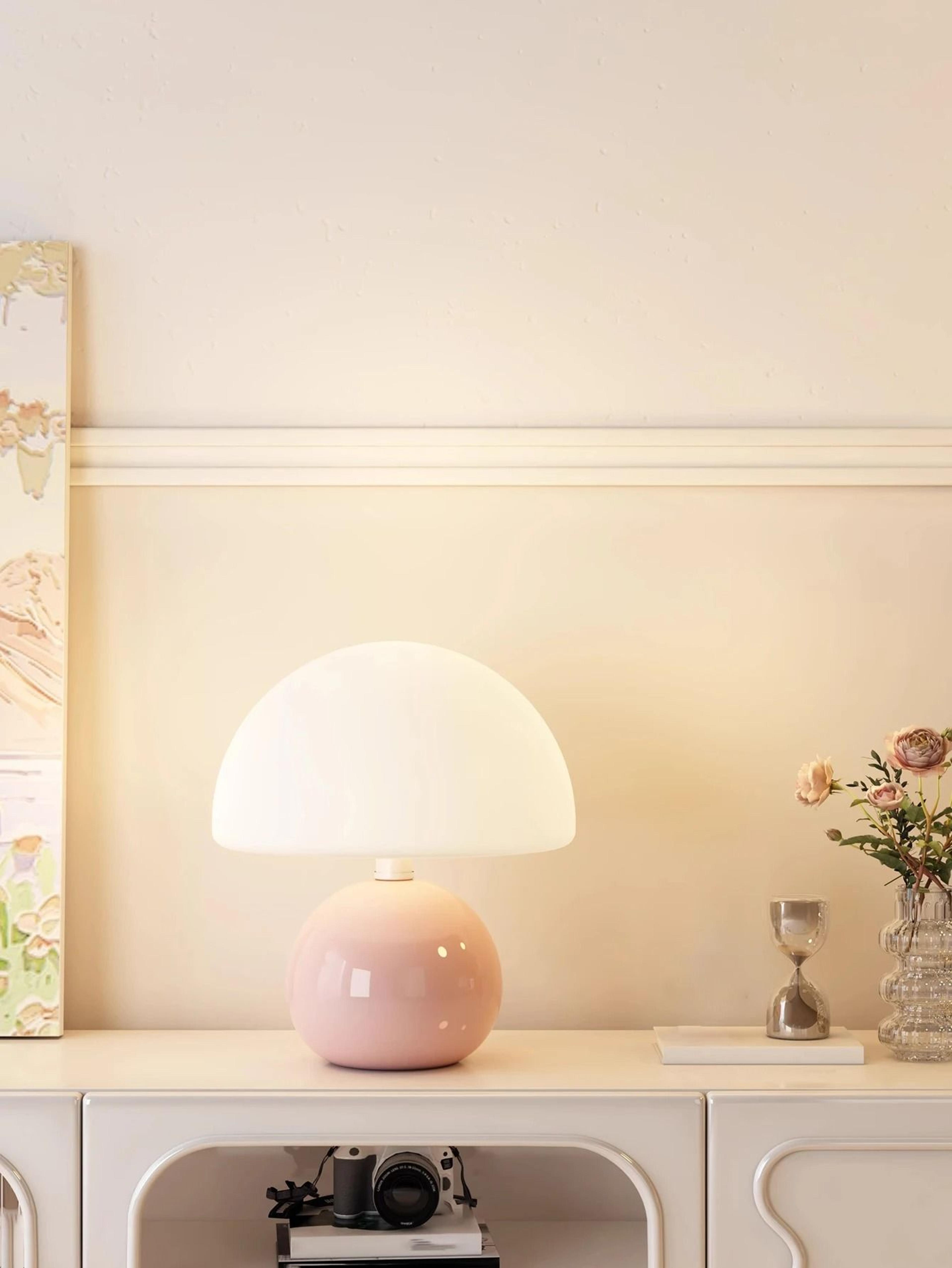 Modern USB Socket Decorative Table Lamp With Dimmable Ambient Lighting 3