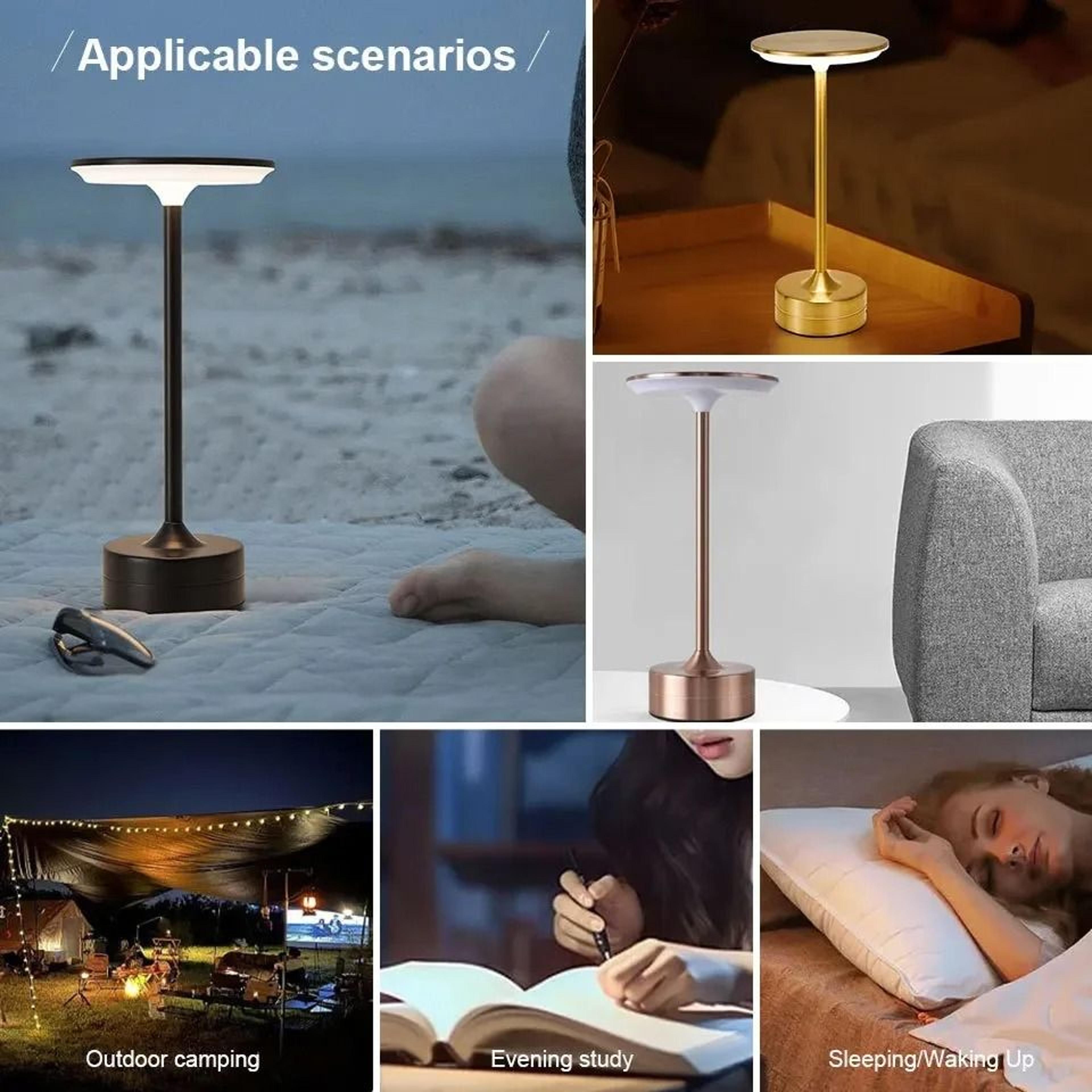 New Chinese Wireless Touch Table Lamp USB Rechargeable LED Bedside Atmosphere Light 4