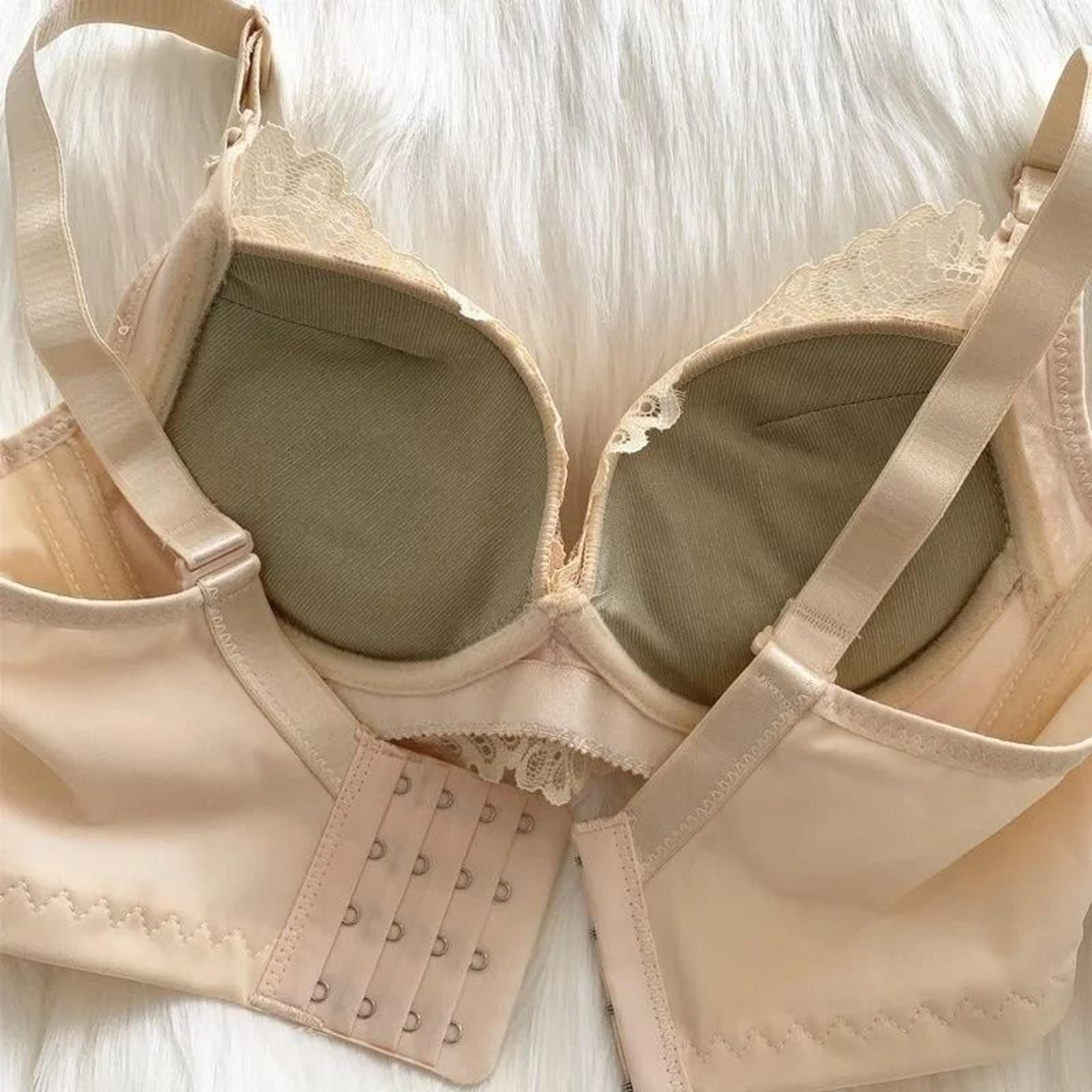 Small Chest Enhancing Thick Cushion Bra 12cm Seamless Special PushUp Bra For Flat Chest 4
