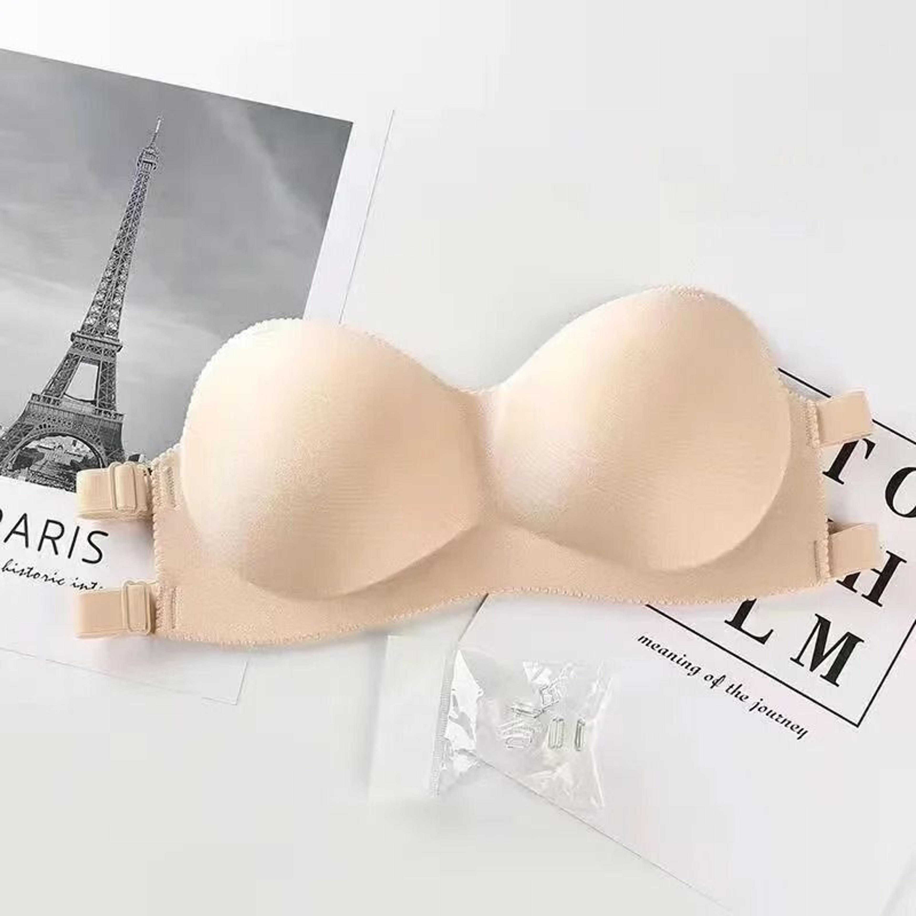 Sexy Backless Invisible Bra Push Up Seamless Strapless Bandeau 6