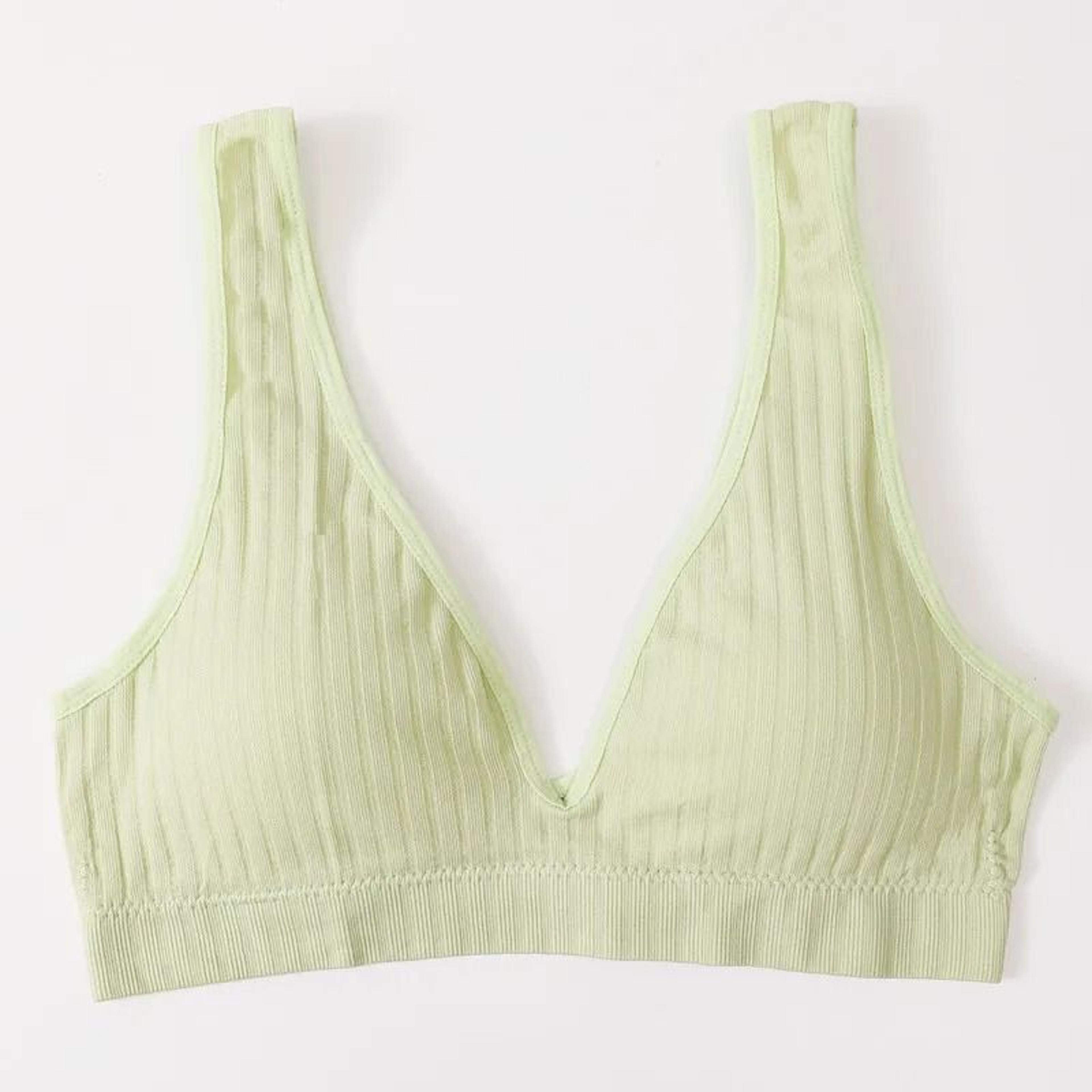 Seamless Deep V Backless Soft Sports Bra Top For Women 6