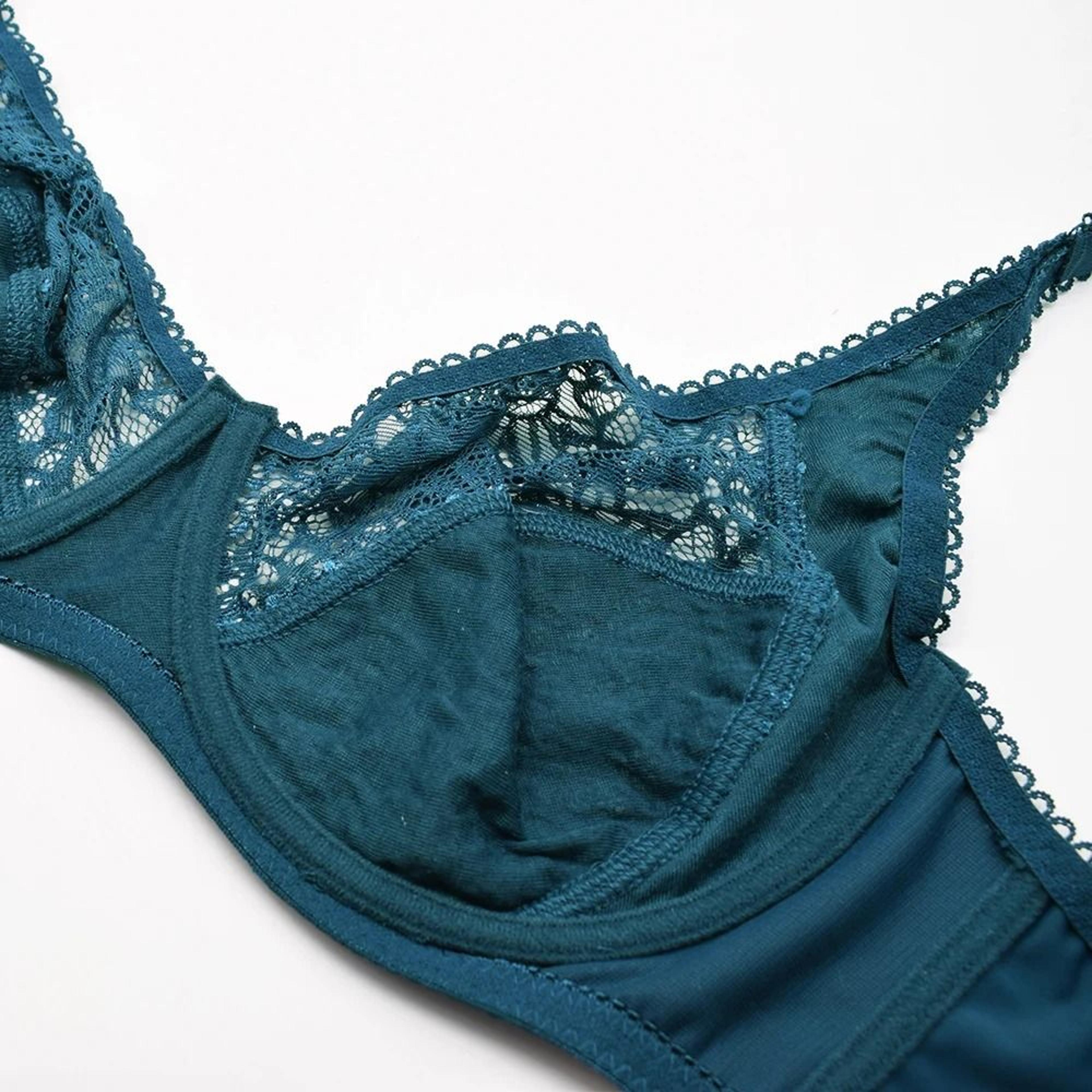 Plus Size Lace Elegance Bra  Modern Sexy Lingerie Tops 5