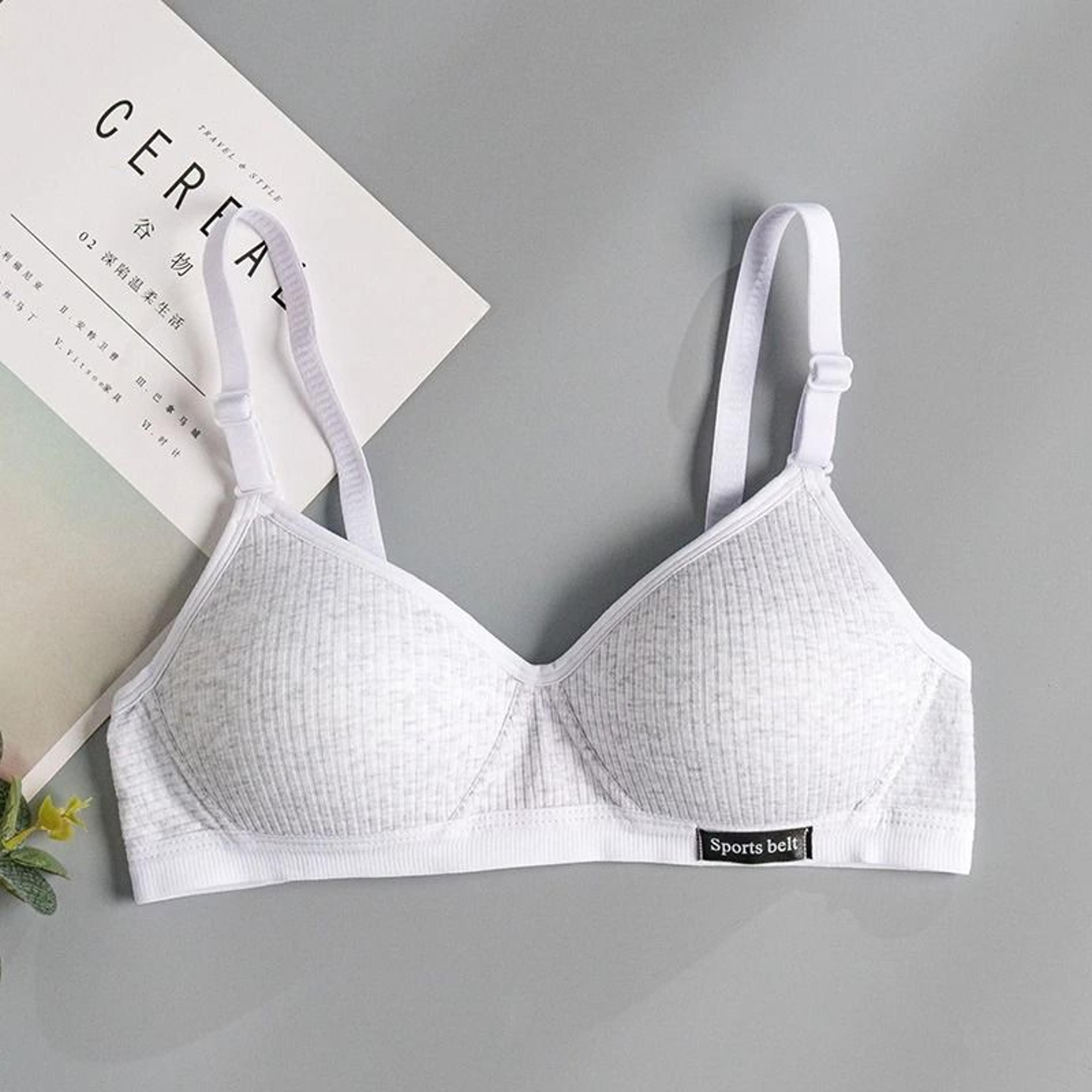 FallSweet Cotton Wireless Bra  Seamless VShaped Gathering Underwear 6