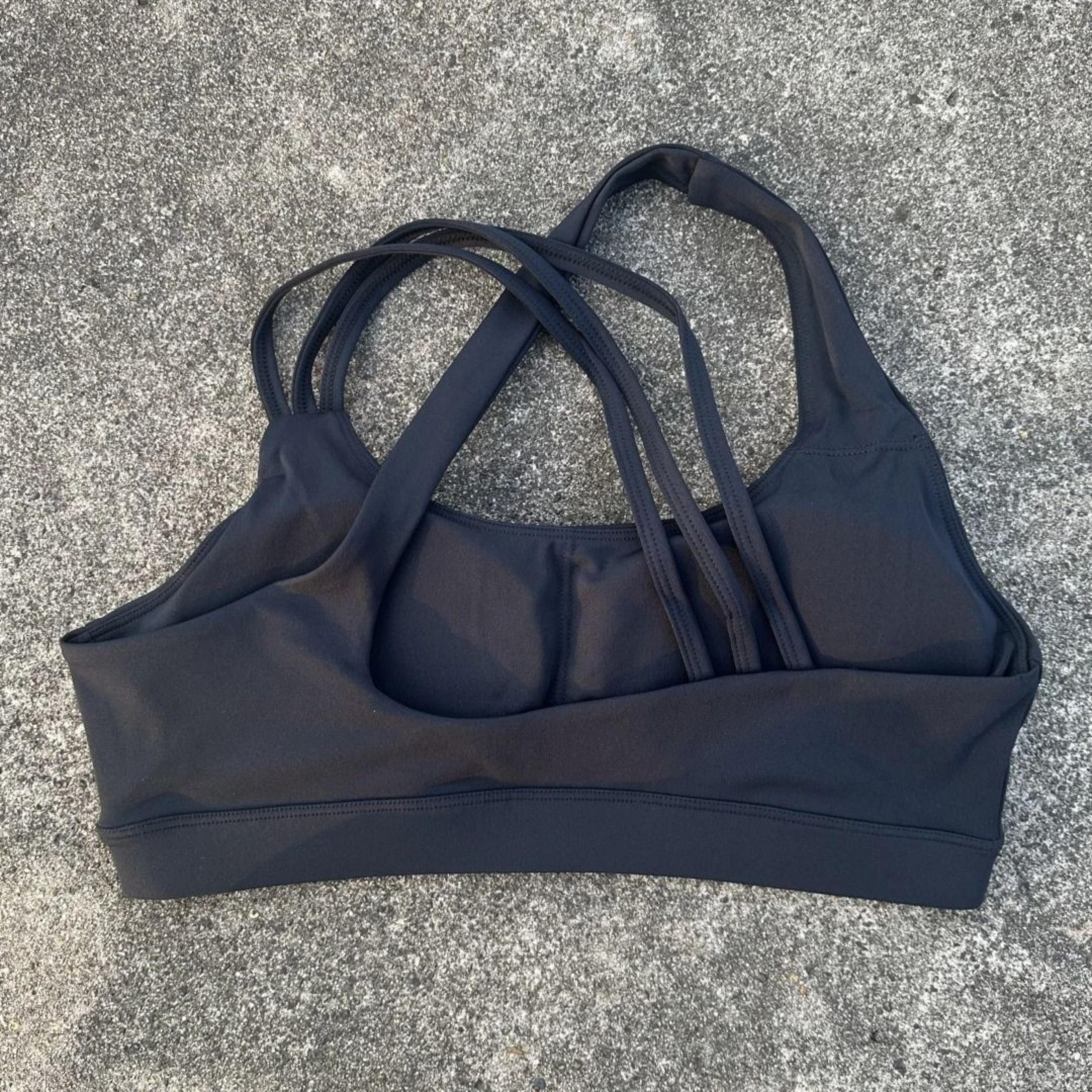 Solid Color Cross Back HighStrength Fitness Bra  Comprehensive Training Sport Top 7