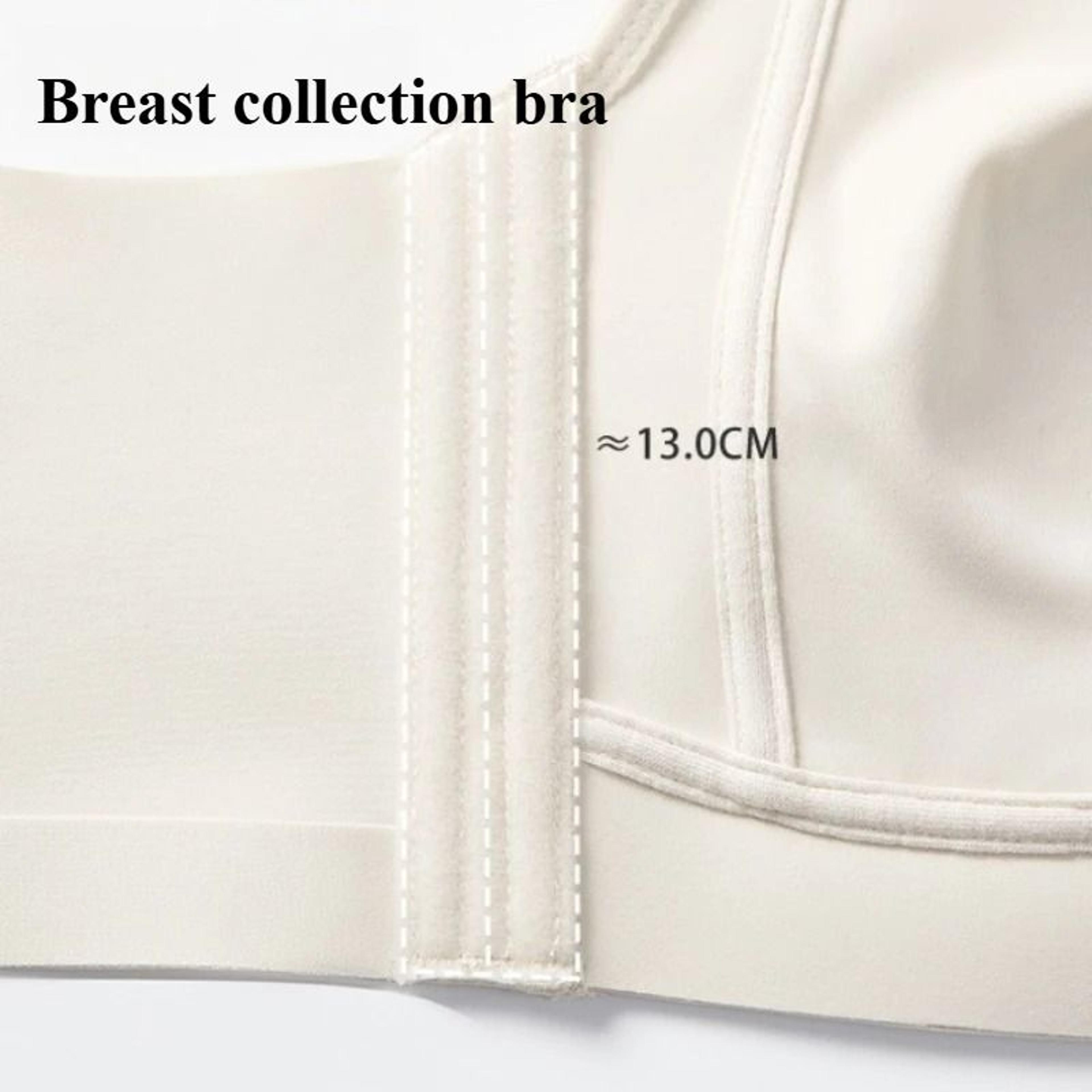 White Full Cup Minimizer Bra  Seamless Side Control  AntiSag Sport Bra 3