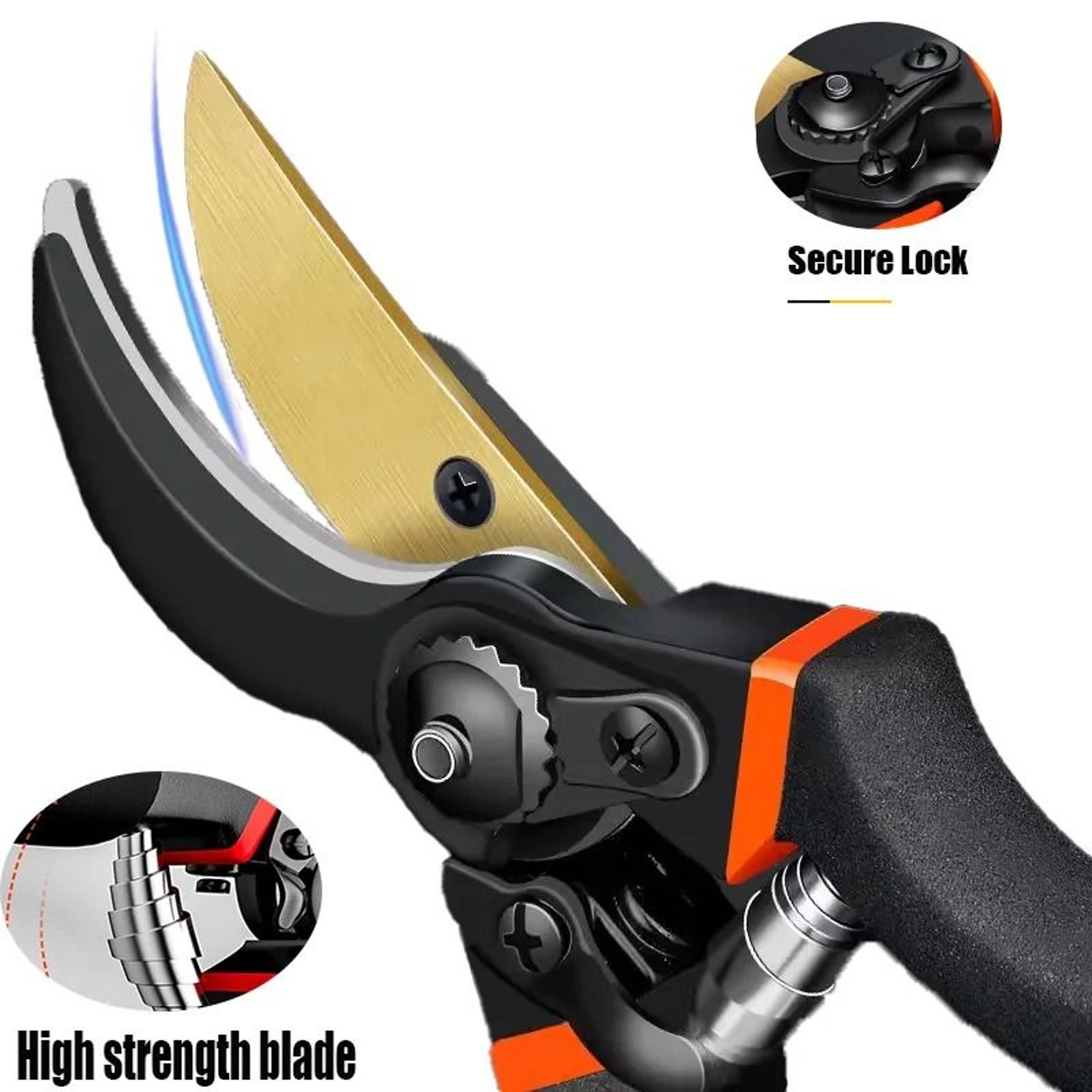 Professional Garden Orchard Shears  HighPerformance Tree Trimmers With SK5 Steel Blades 2