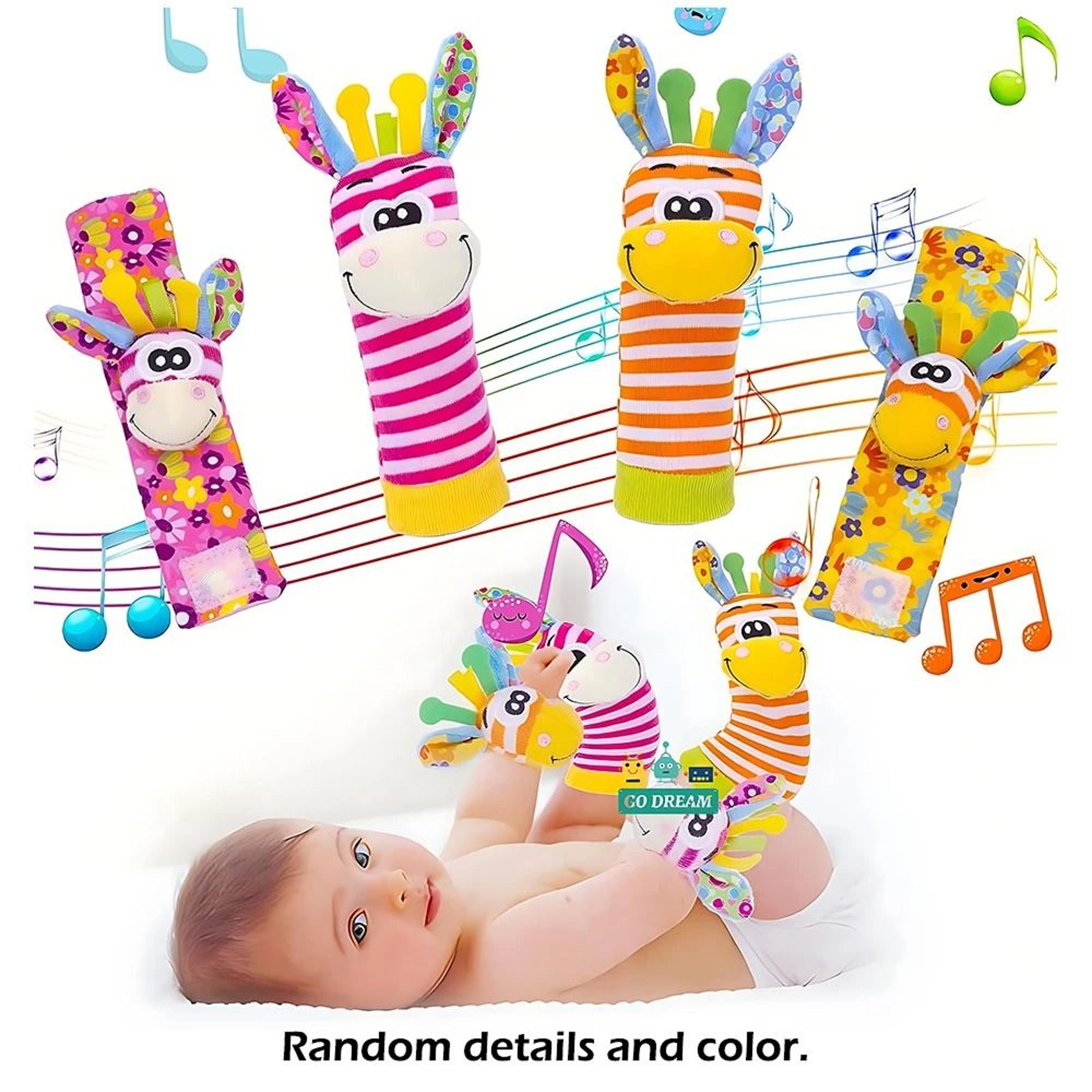 Infant Wrist Rattle  Sensory Sock Set  Early Educational Development Toy For Babies 012 Months 6