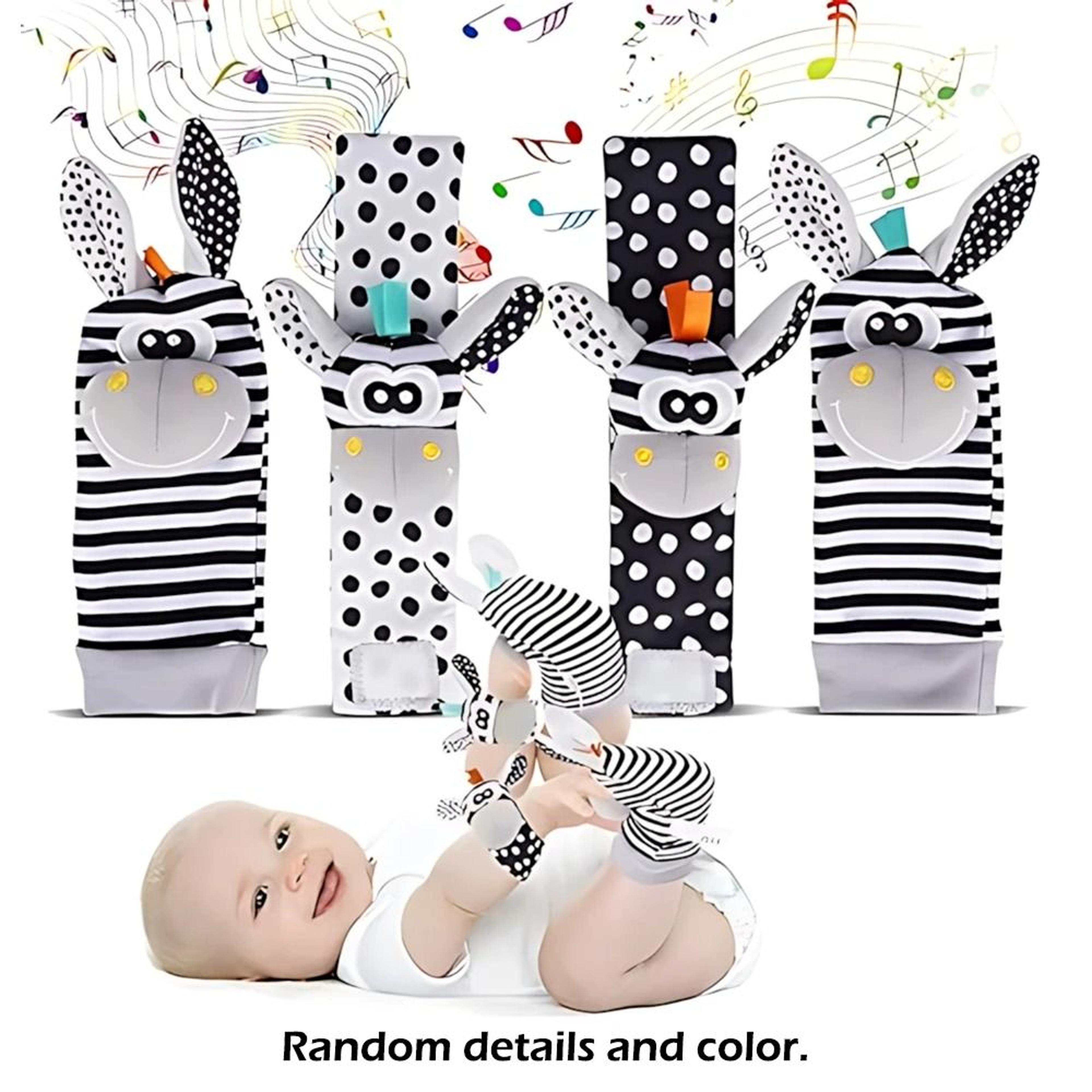 Infant Wrist Rattle  Sensory Sock Set  Early Educational Development Toy For Babies 012 Months 9