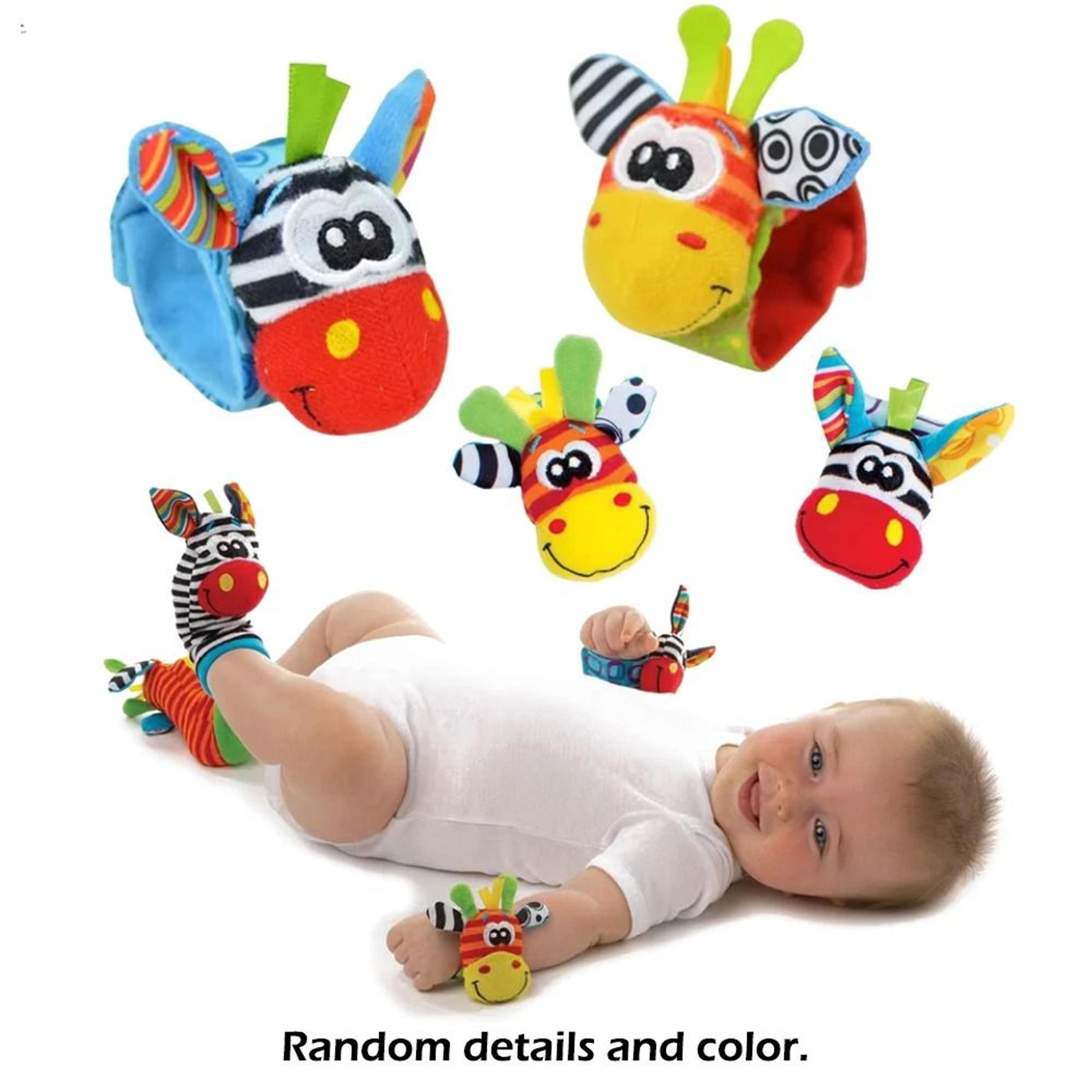 Infant Wrist Rattle  Sensory Sock Set  Early Educational Development Toy For Babies 012 Months 8