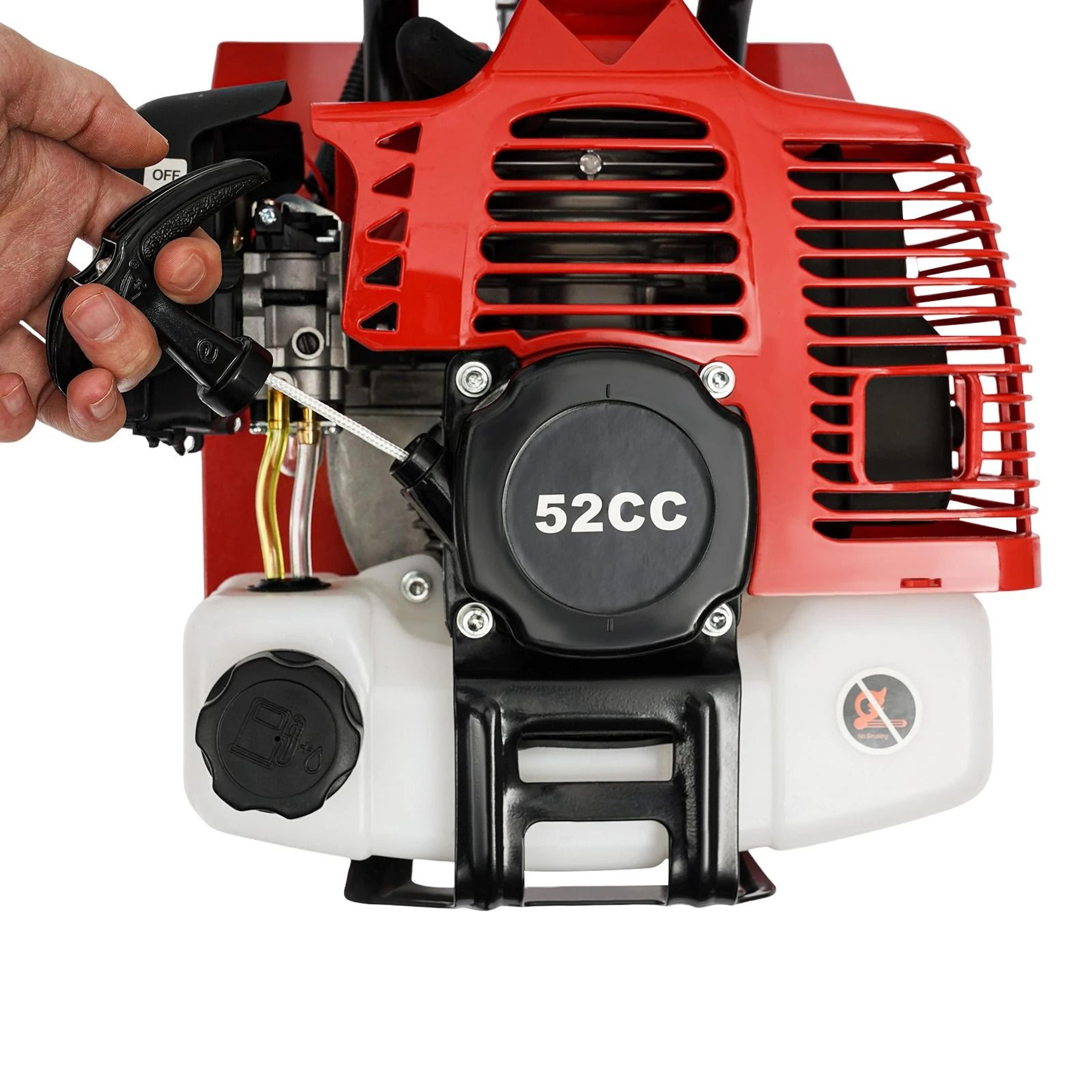52CC 1700W Gasoline Garden Tiller  Cordless 2Stroke AirCooled Rotary Cultivator For Trenching  Soil 4
