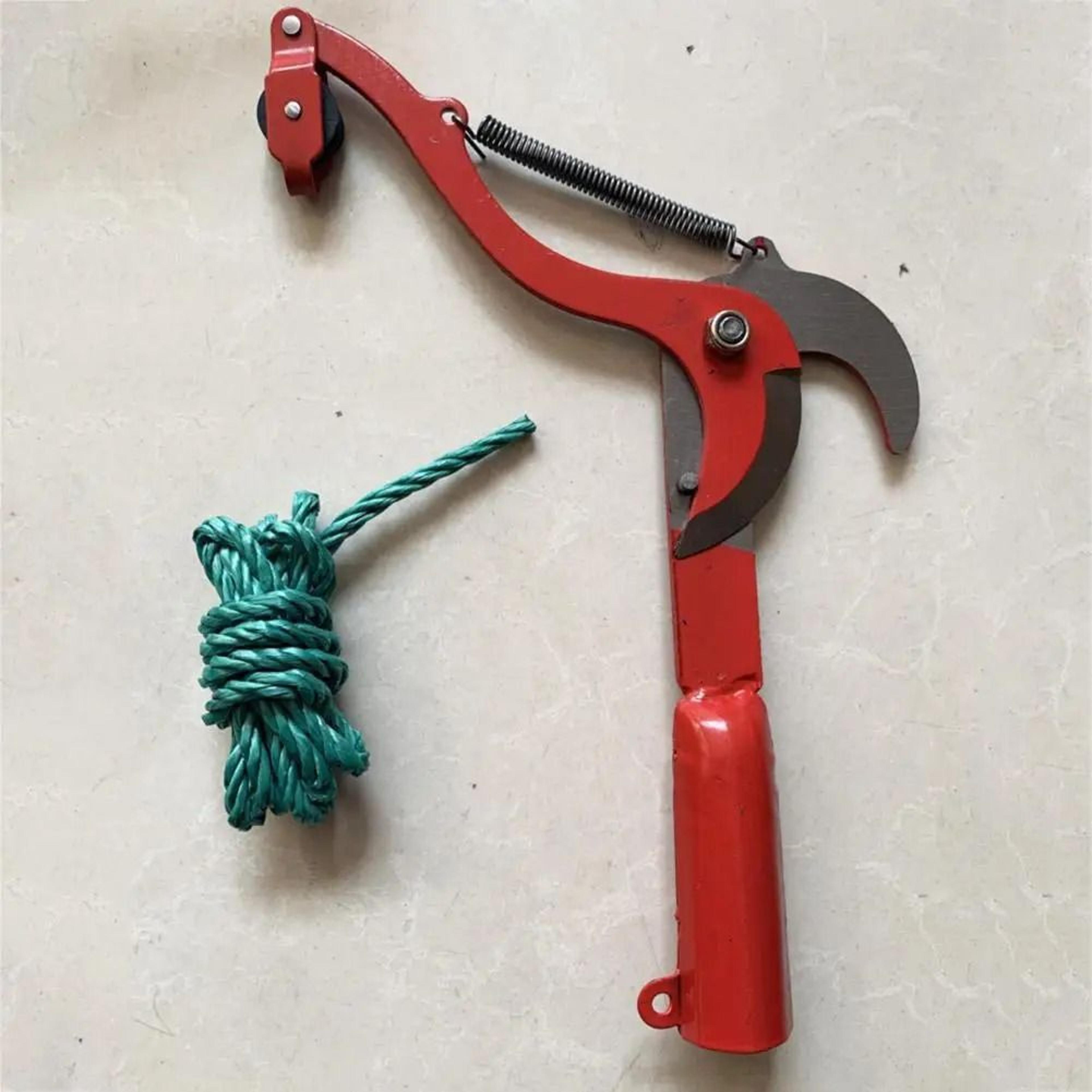 HighBranch Telescopic Scissors  Fruit Picker  PulleyAssisted Trimming  Harvesting Tool 4