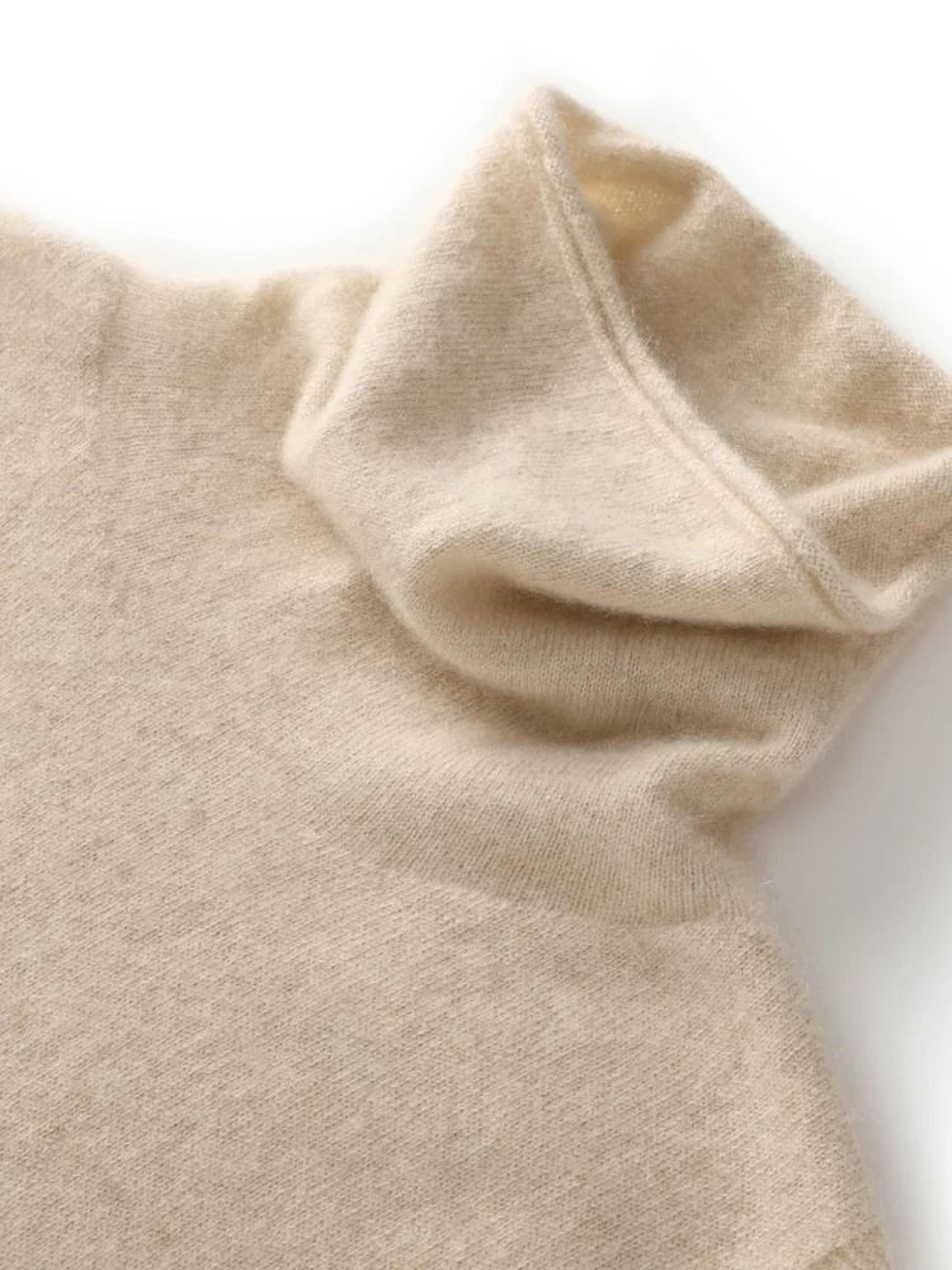 Womens 100 Merino Wool Turtleneck Vest  Sleeveless Knit Pullover  Waistcoat For Spring Autumn  Wint 5
