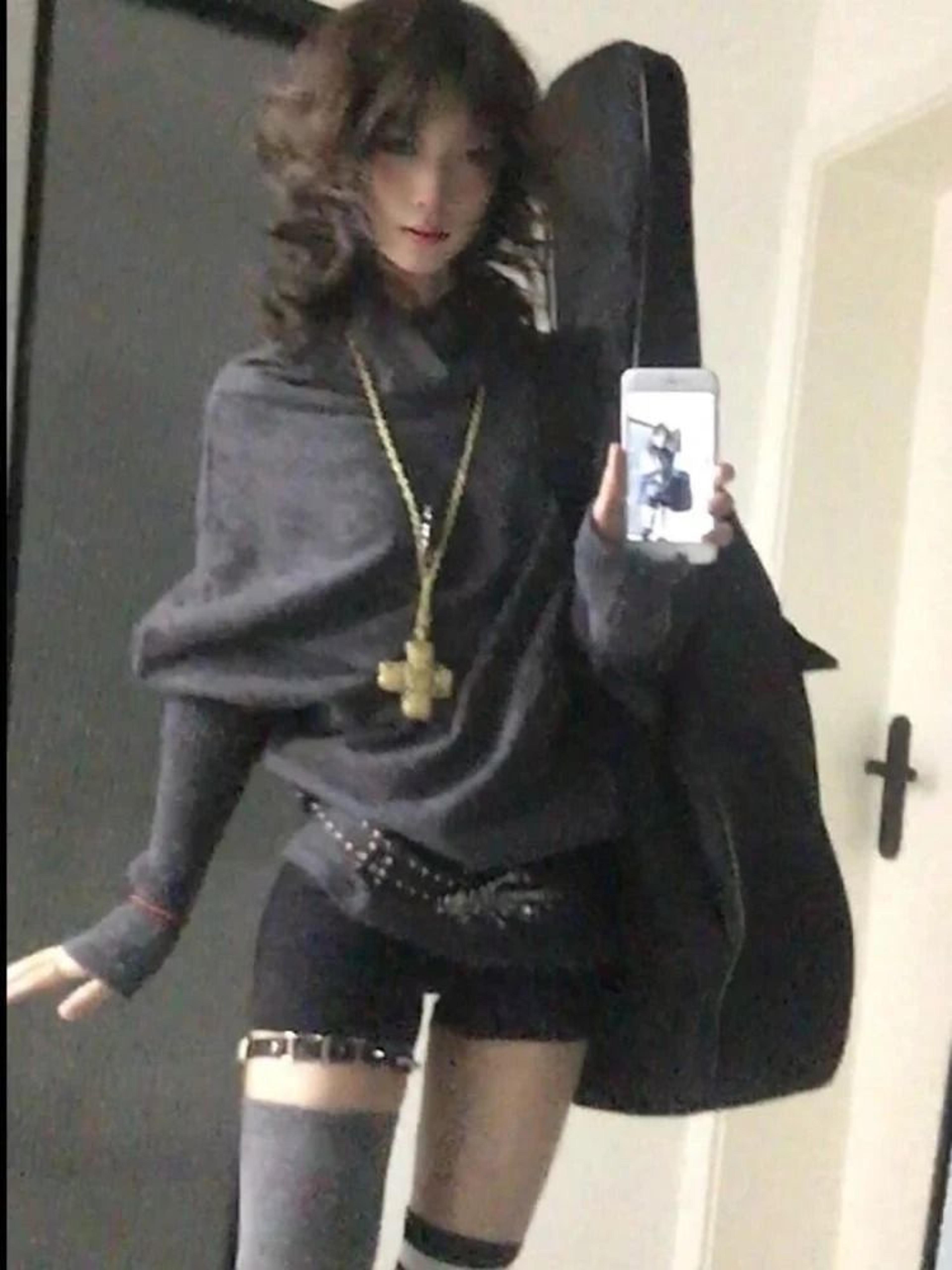2000s korean fashion slim batwing sweater – y2k subculture pure color pullover for autumn & winter
