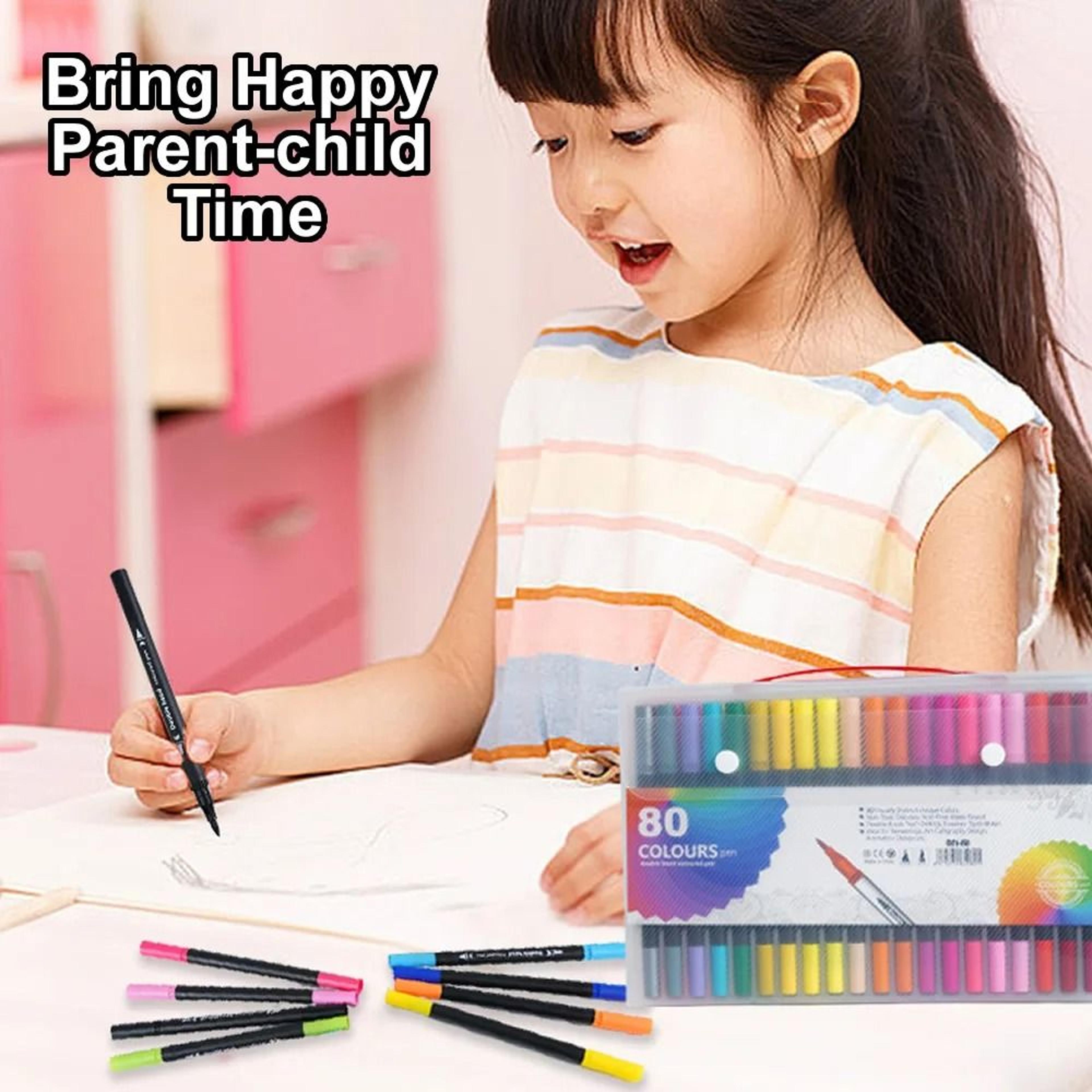 Professional DualTip Art Markers  1260120 Colors For Drawing Sketching  Hand Lettering 2