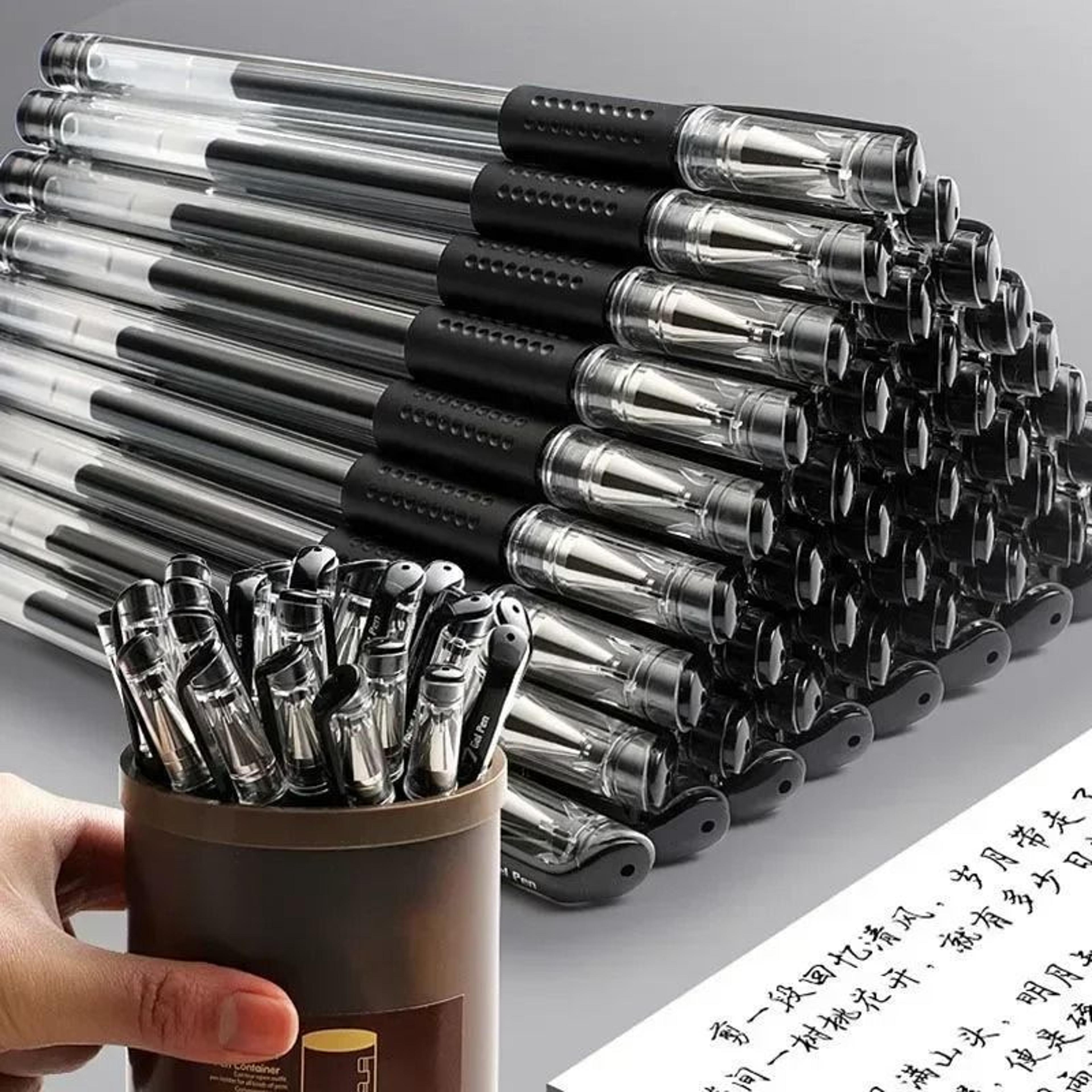 Bulk Gel Pen Set  2050 Pcs Professional Black Blue And Red Writing Pens For School And Office 2