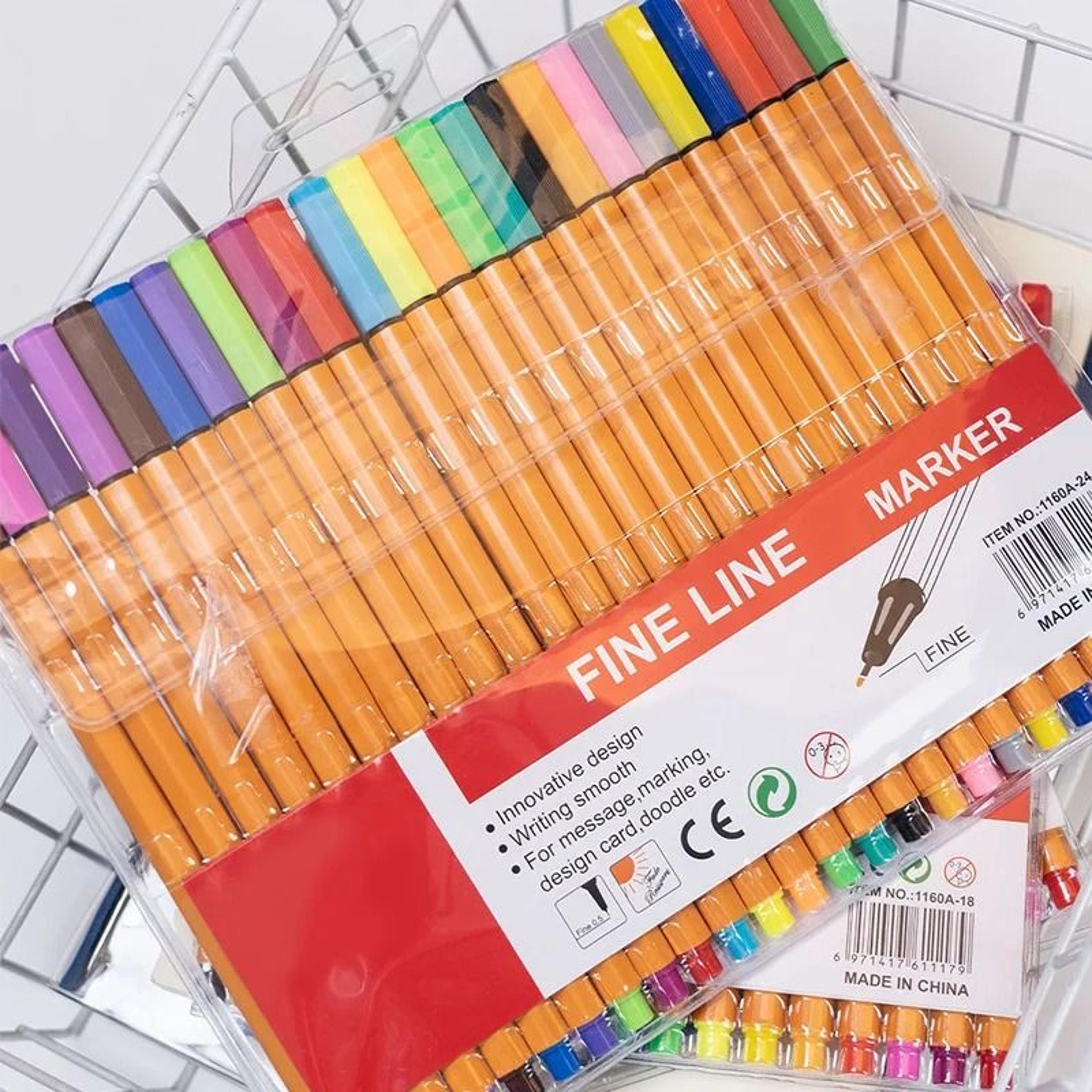 Professional Waterproof Fine Line Pen Set  101824 Colors For Drawing Sketching And NoteTaking 5