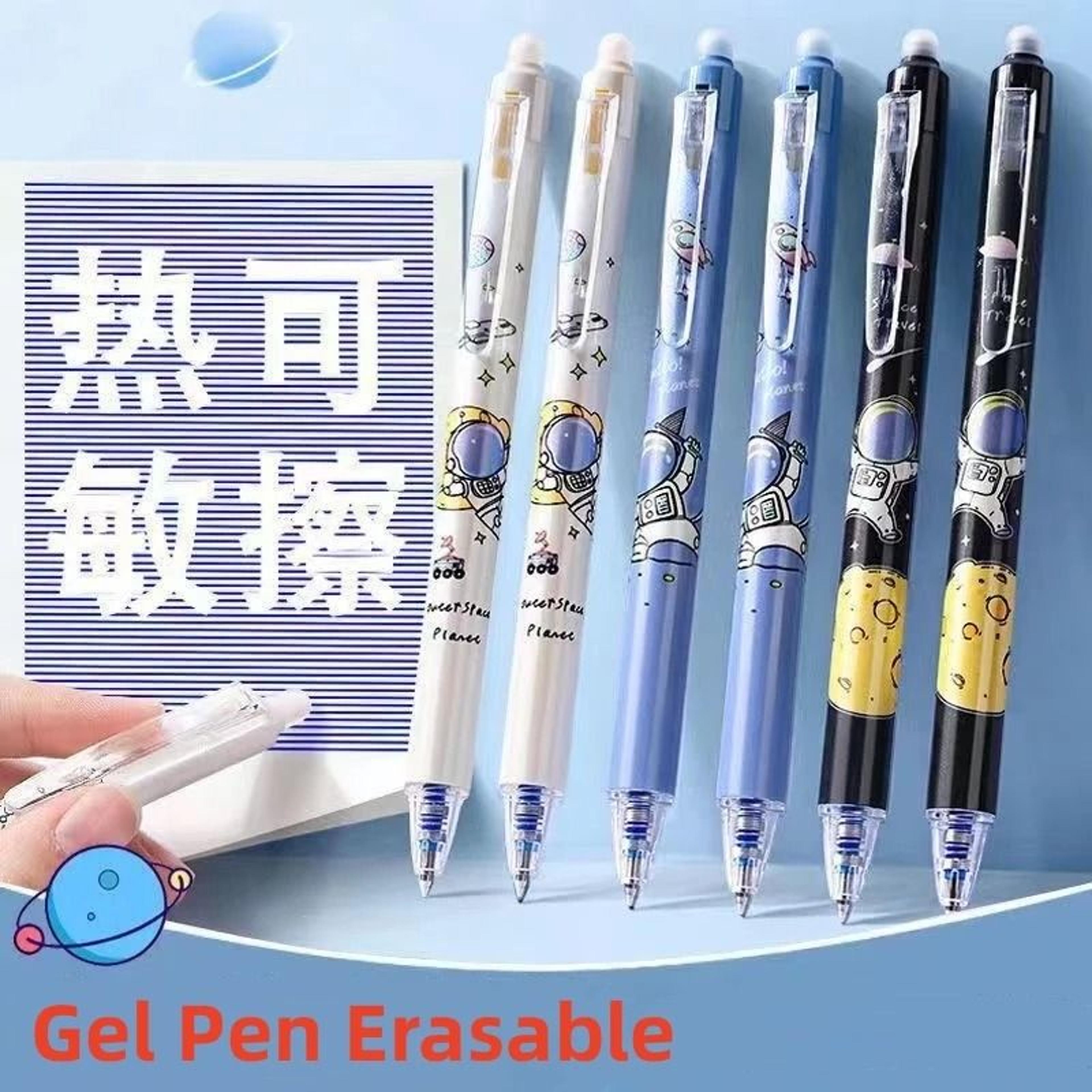 Kawaii Magic Erasable Gel Pen Set  05mm Slide Press Button Drawing Tools For School  Office 2