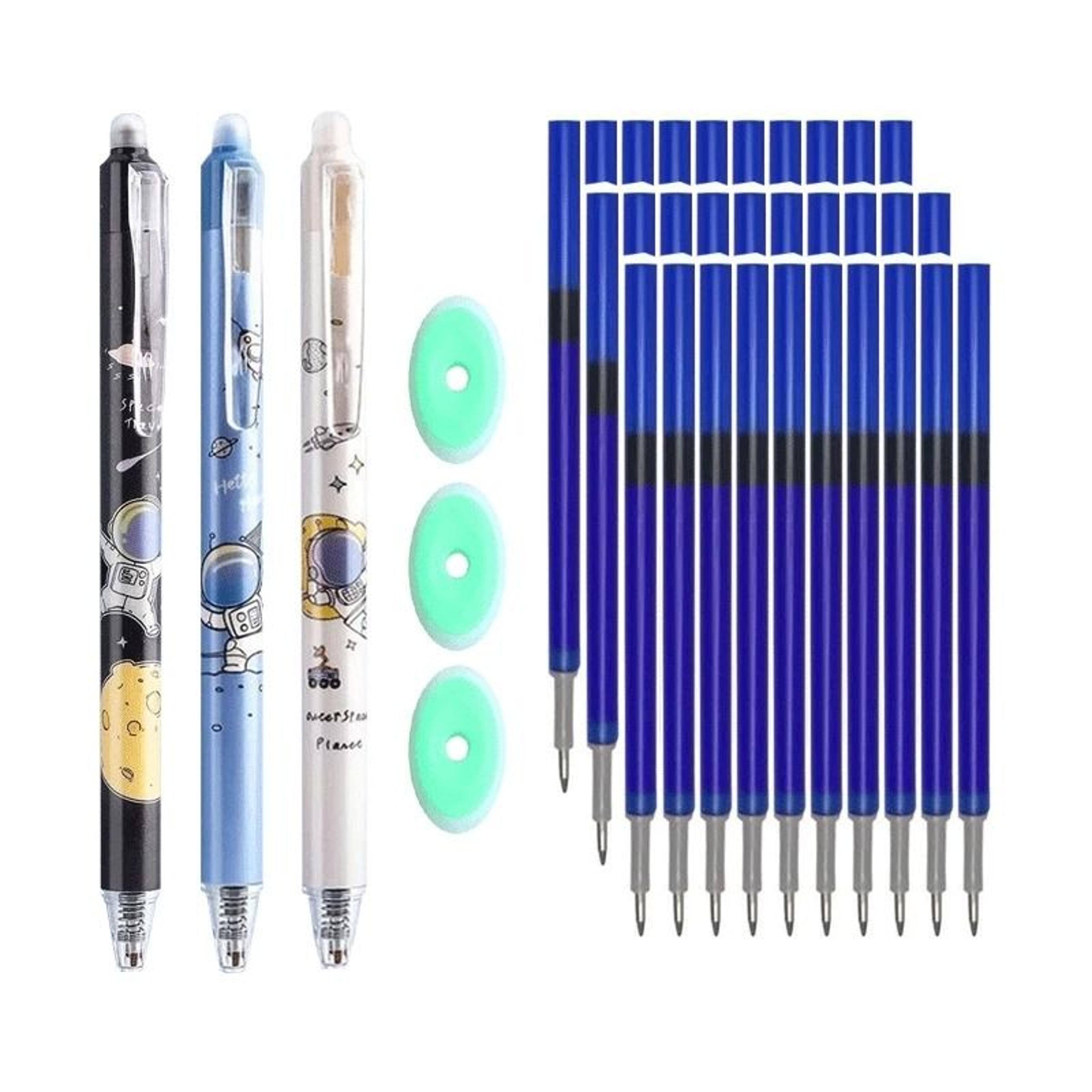 Kawaii Magic Erasable Gel Pen Set  05mm Slide Press Button Drawing Tools For School  Office 6