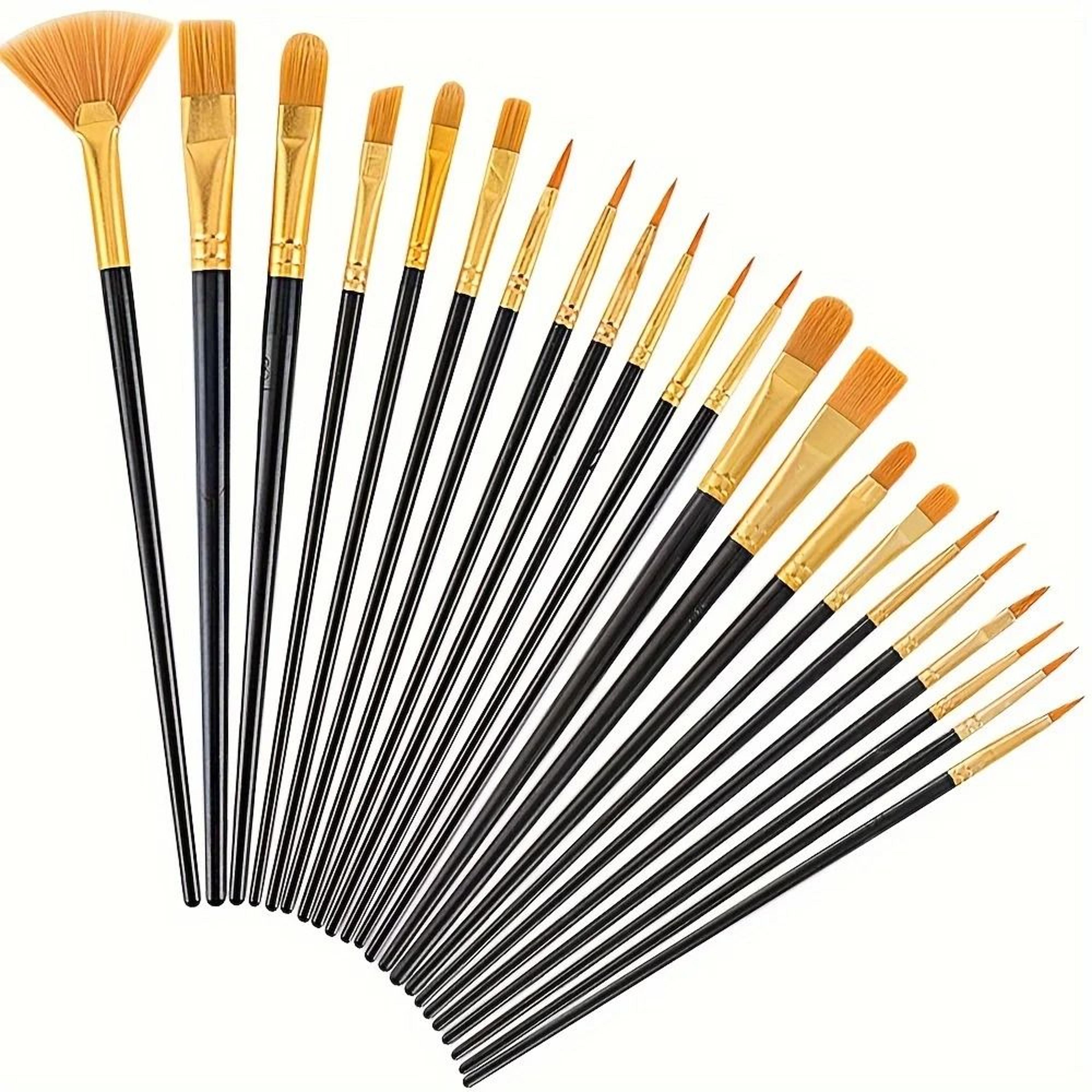 Professional 101222 Piece Art Brush Set  Versatile Painting Supplies For Acrylic Watercolor  Oil 5
