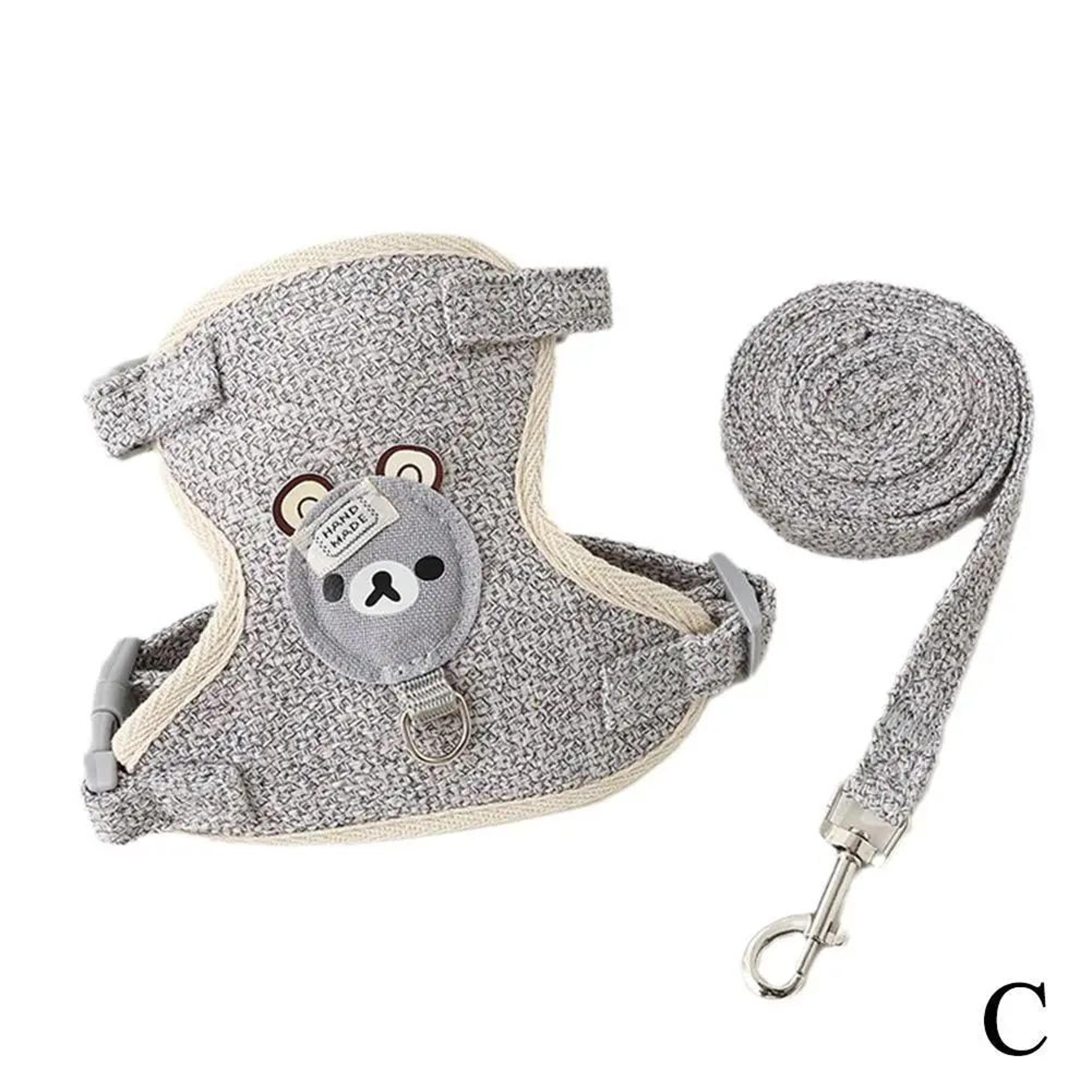 Adjustable Undershirt Style Pet Harness And Leash Set 7